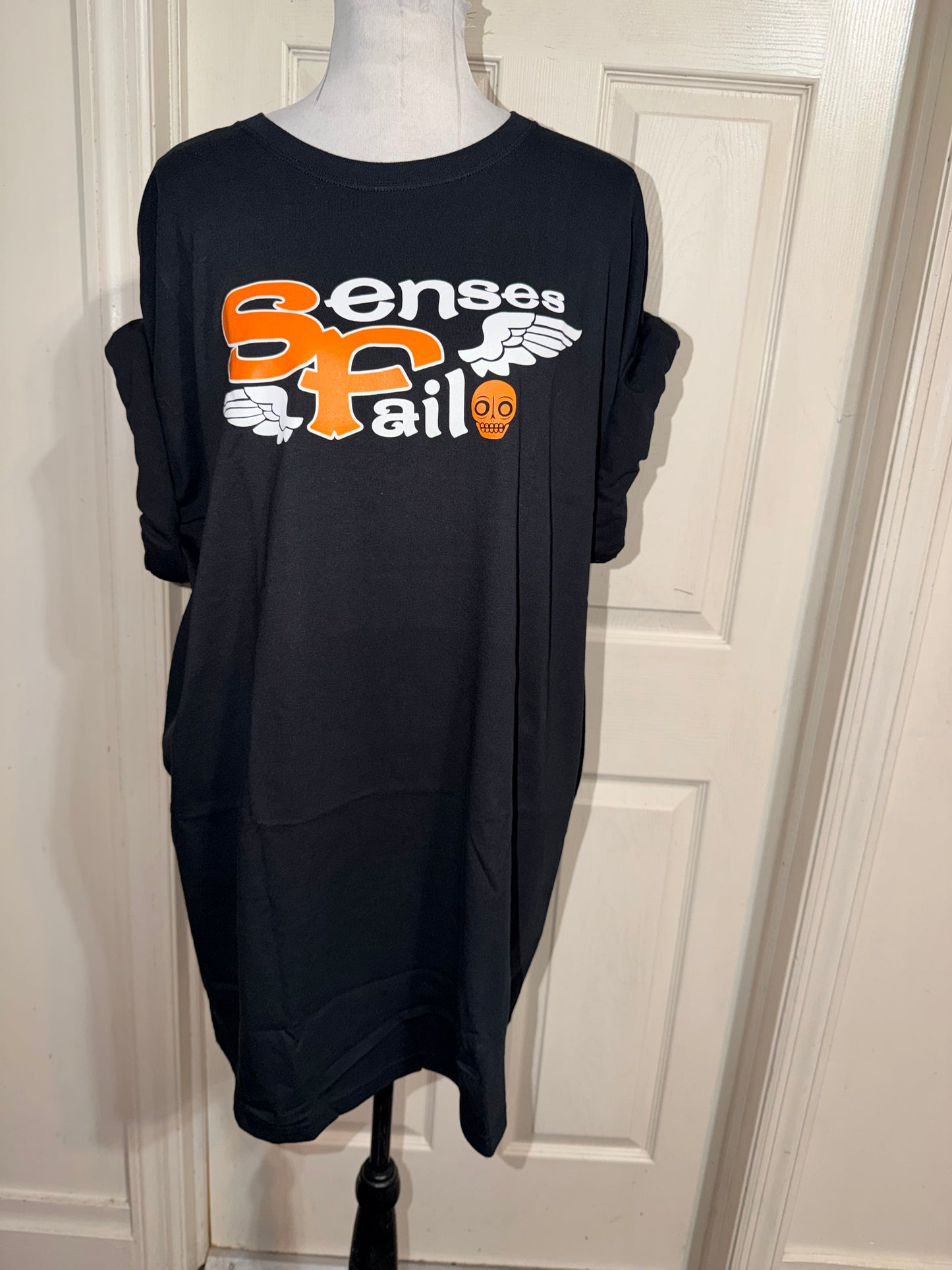 Senses Fail Oversized Distressed Tee