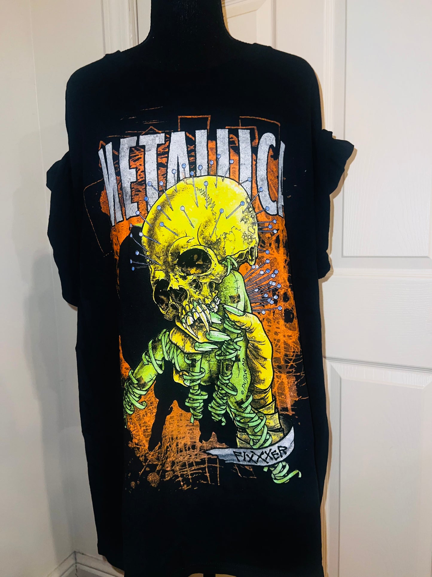 Metallica Fixxer Oversized Distressed Tee