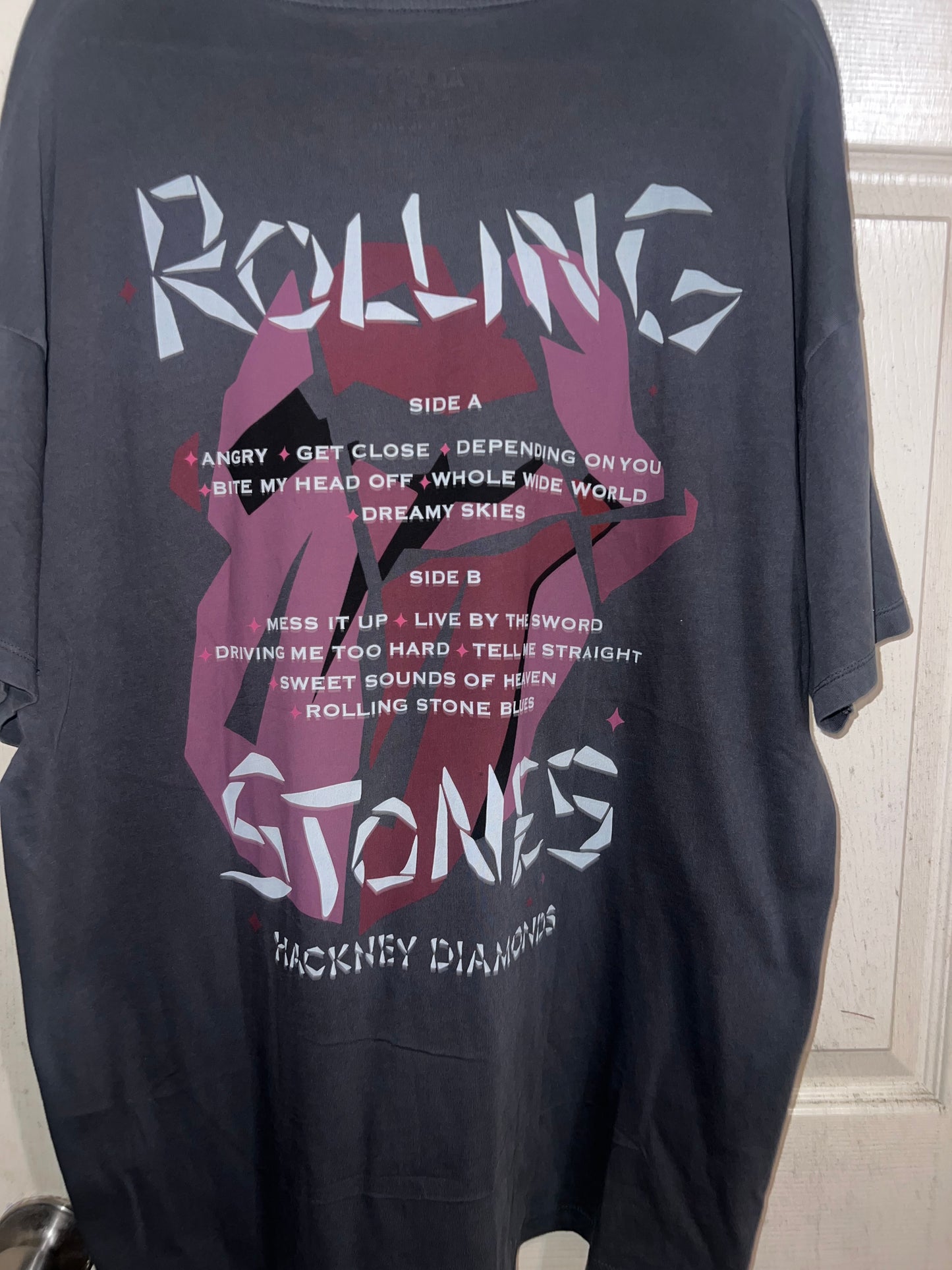 The Rolling Stones Hackney Diamonds Double Sided Oversized Tee