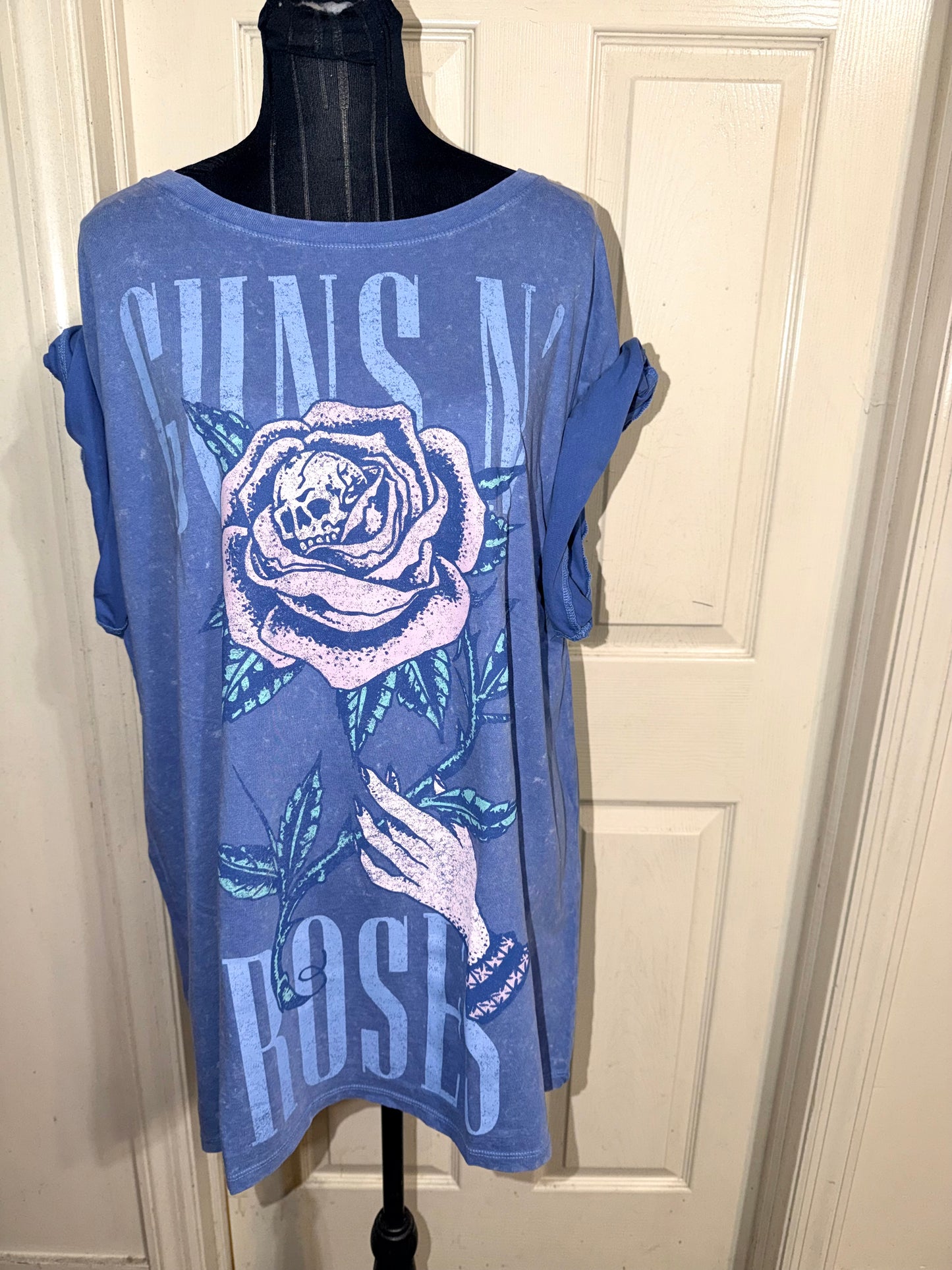Guns N’ Roses Double Sided Oversized Distressed Tee
