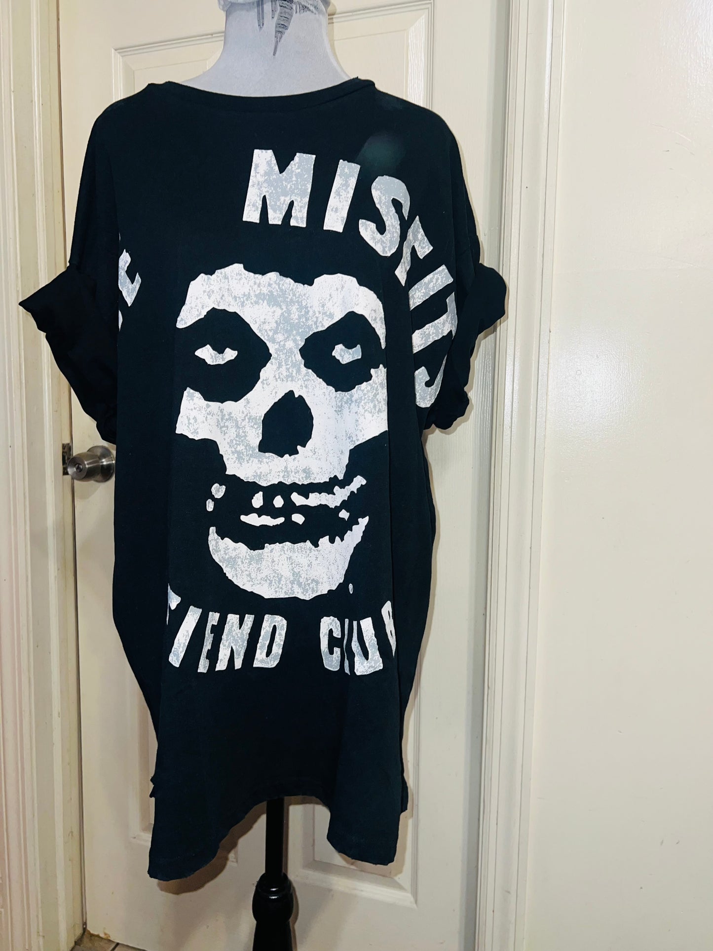 The Misfits Fiend Club Oversized Distressed Tee