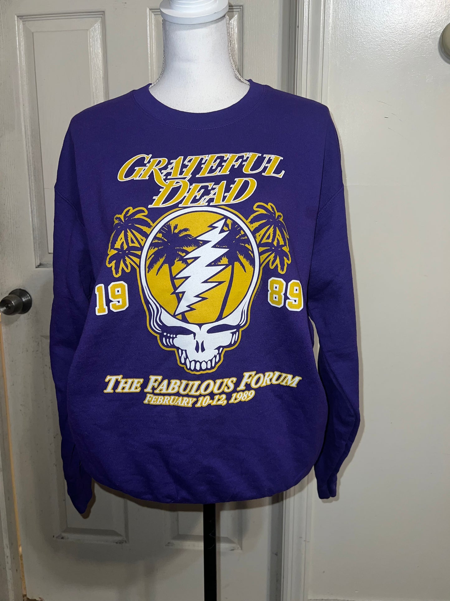 Grateful Dead Oversized Distressed Sweatshirt