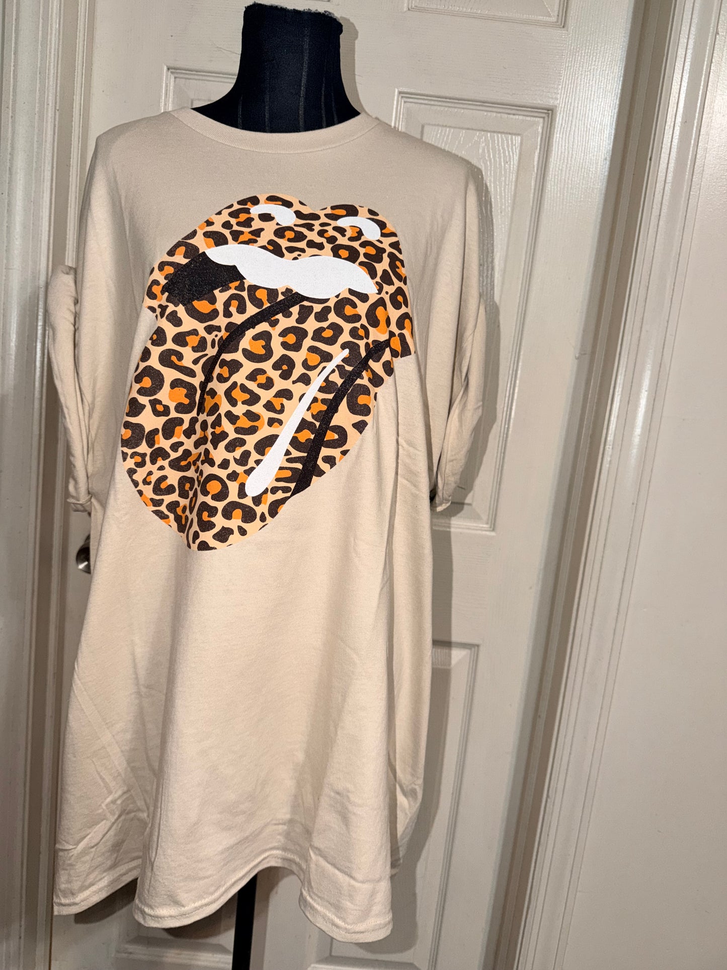 The Rolling Stones Oversized Distressed Tee