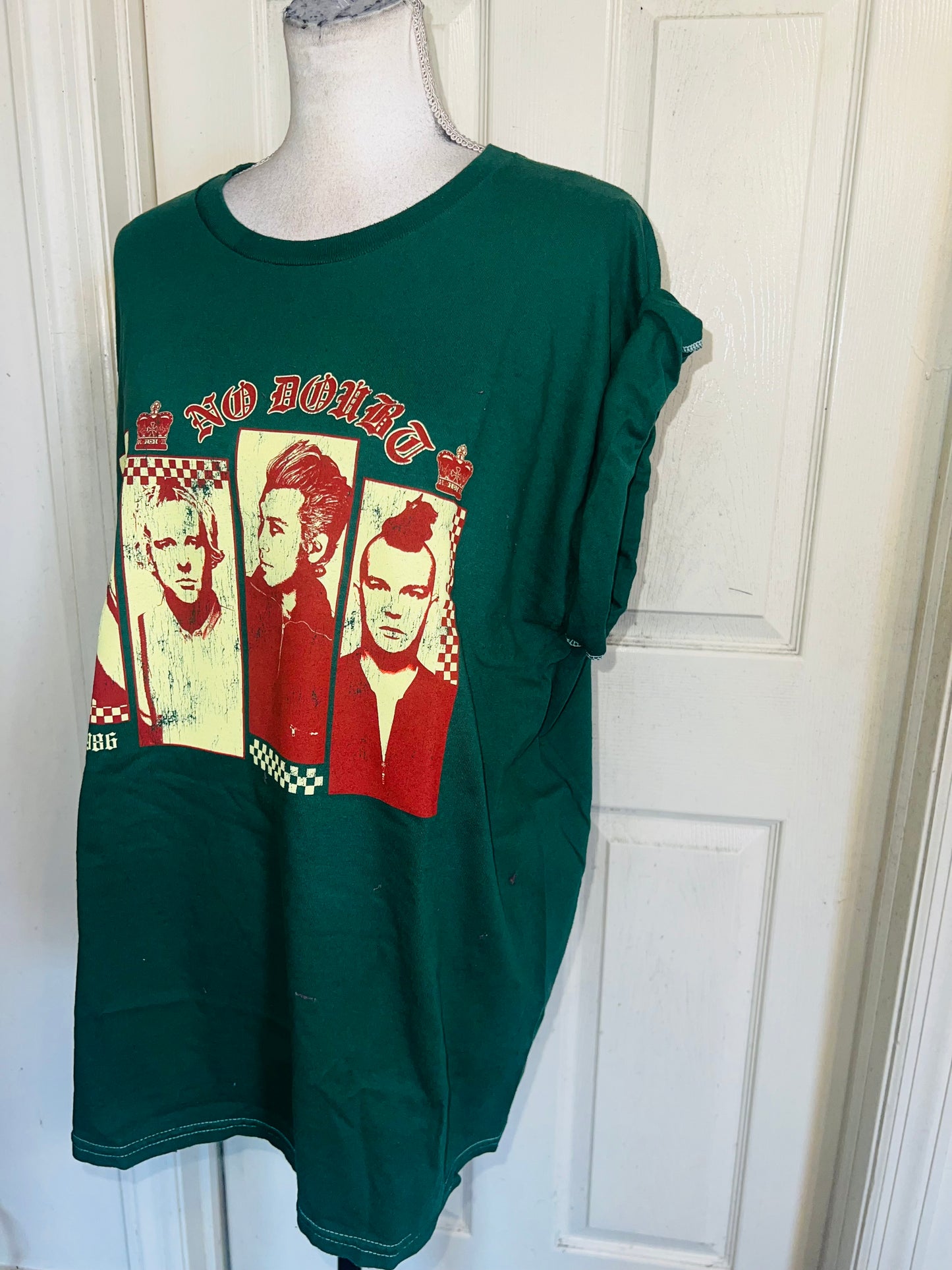 No Doubt Oversized Distressed Tee