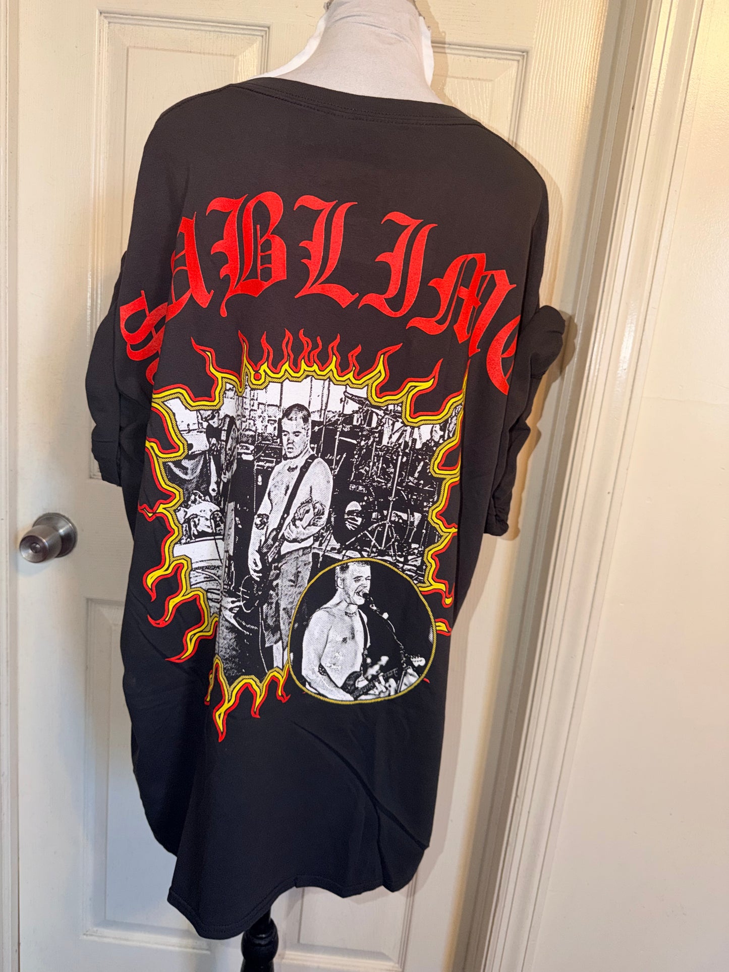 Sublime Double Sided Oversized Distressed Tee