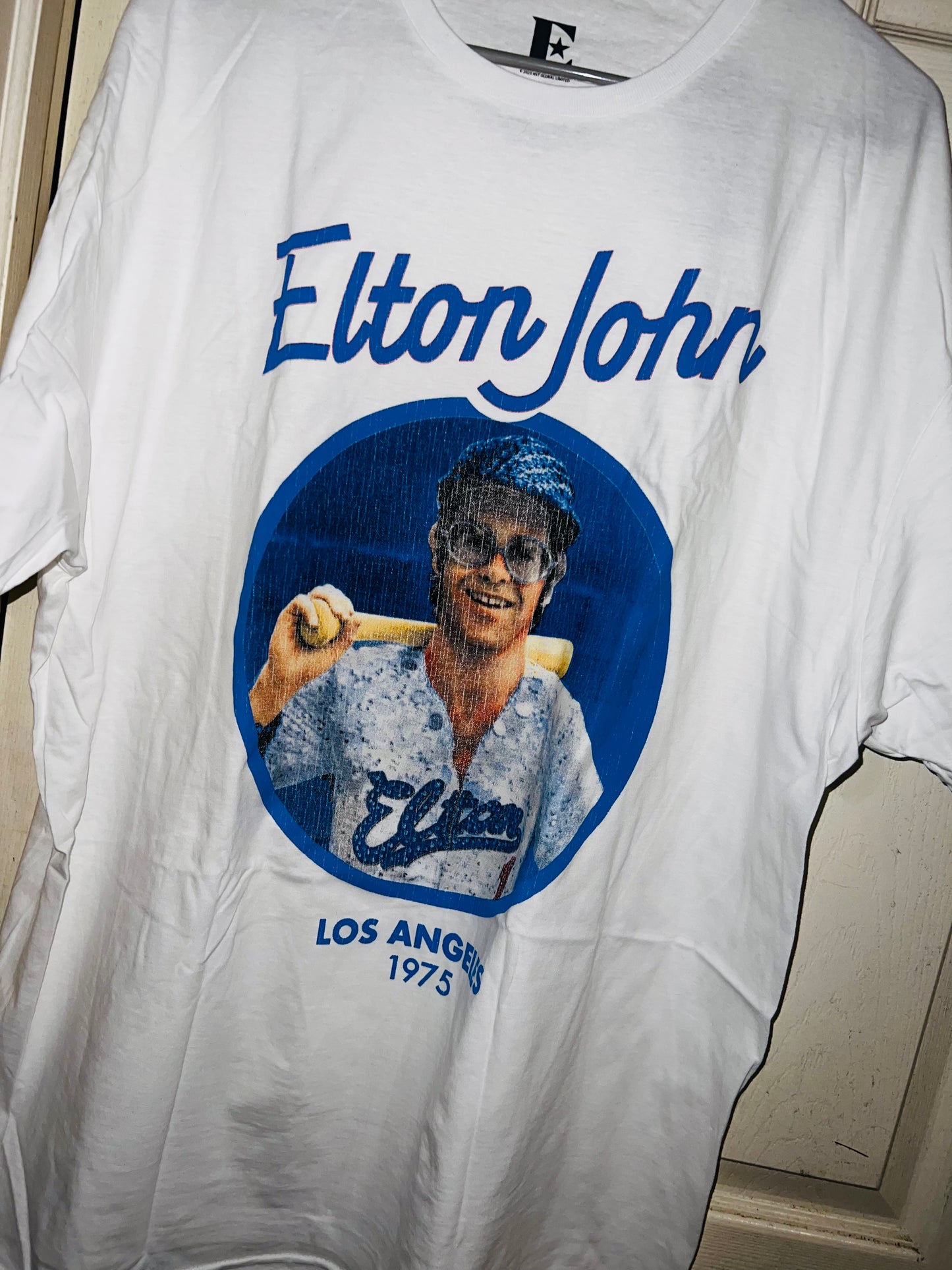 Elton John Baseball Oversized Tee