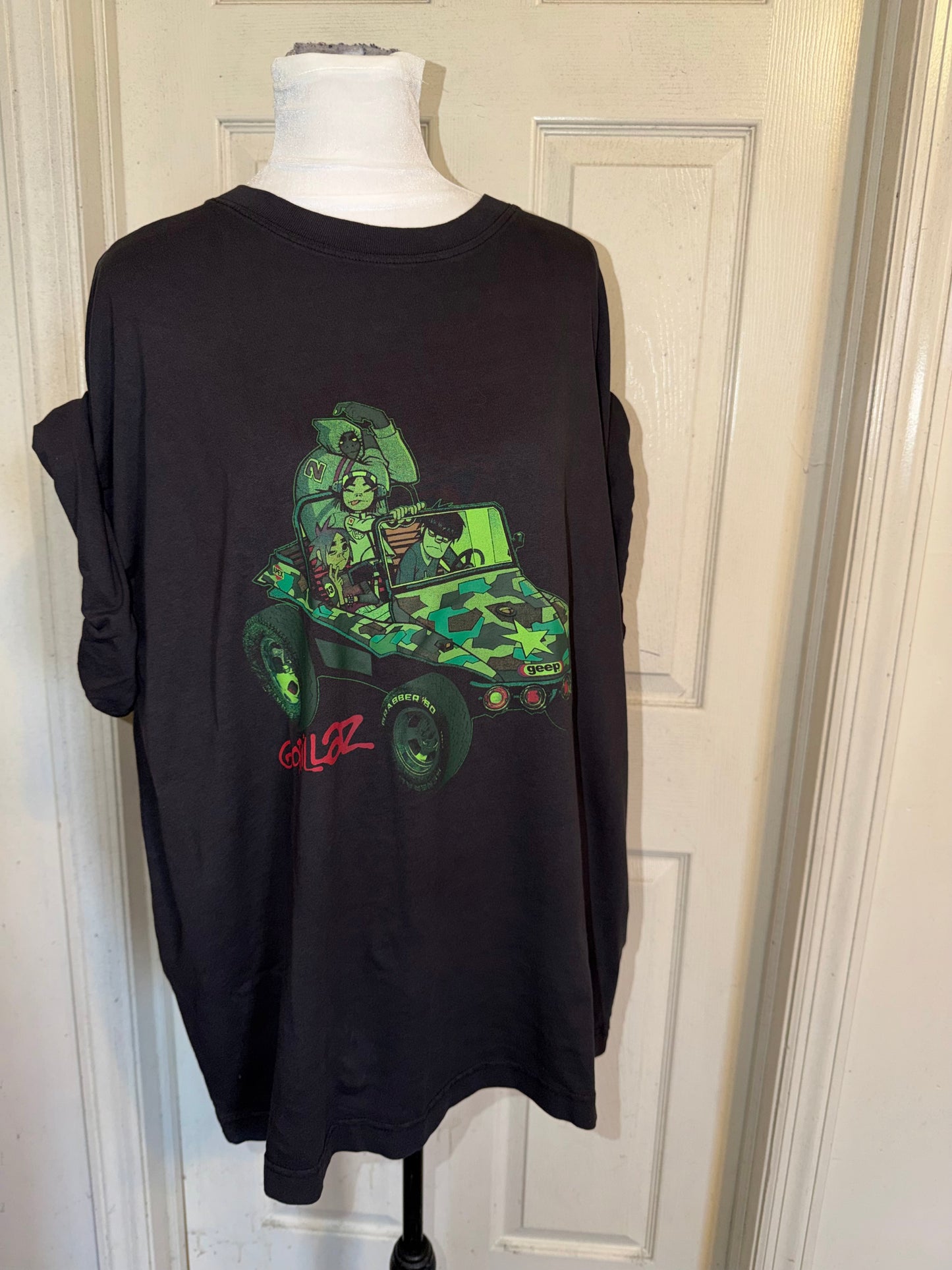 Gorillaz Oversized Distressed Tee