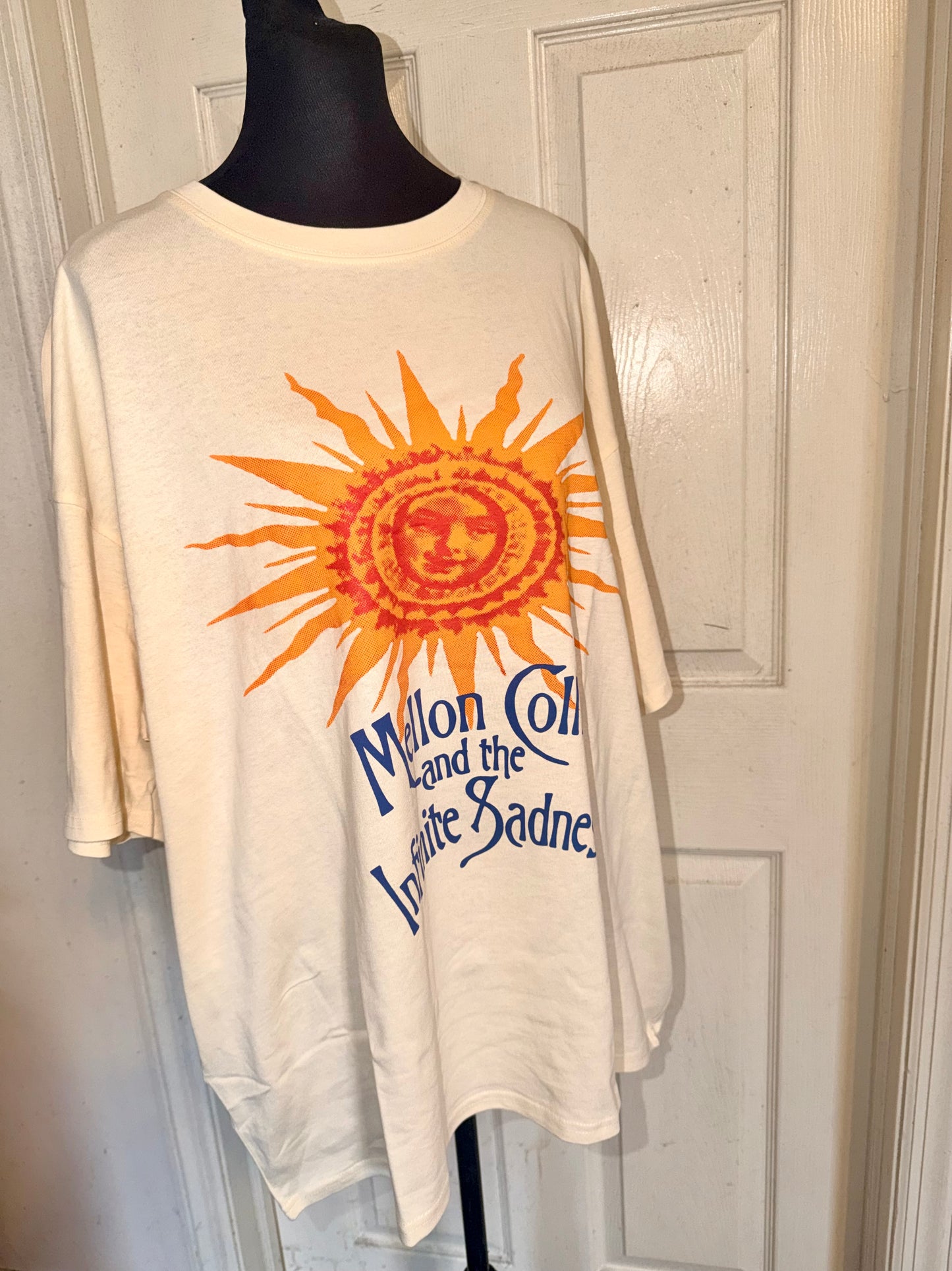 The Smashing Pumpkins Oversized Distressed Tee