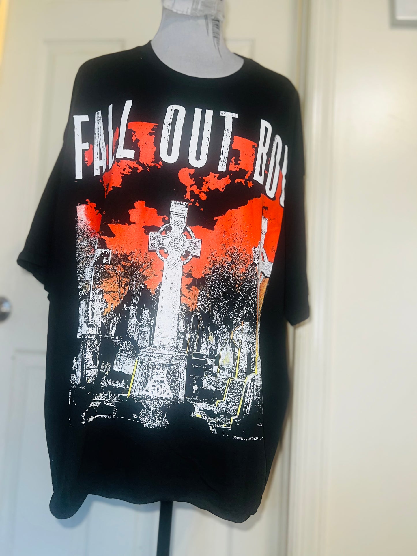 Fall Out Boy Oversized Distressed Tee