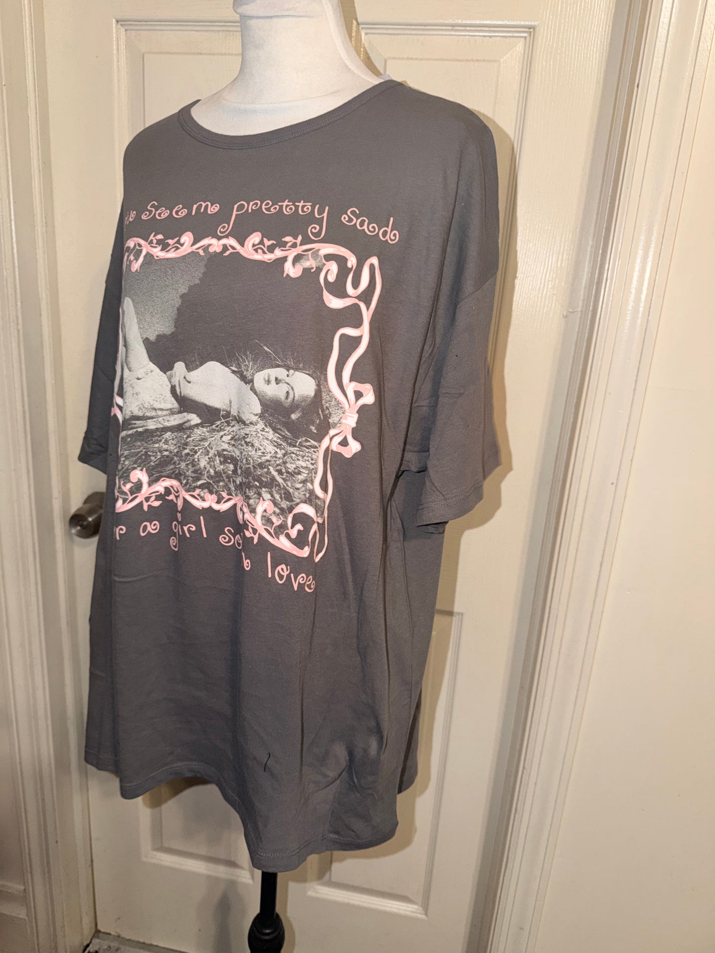 Olivia Rodrigo Oversized Distressed Tee