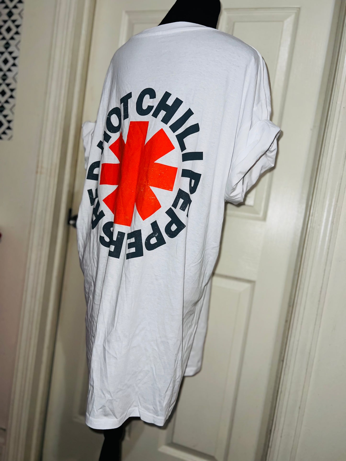 Red Hot Chili Peppers Double Sided Oversized Tee