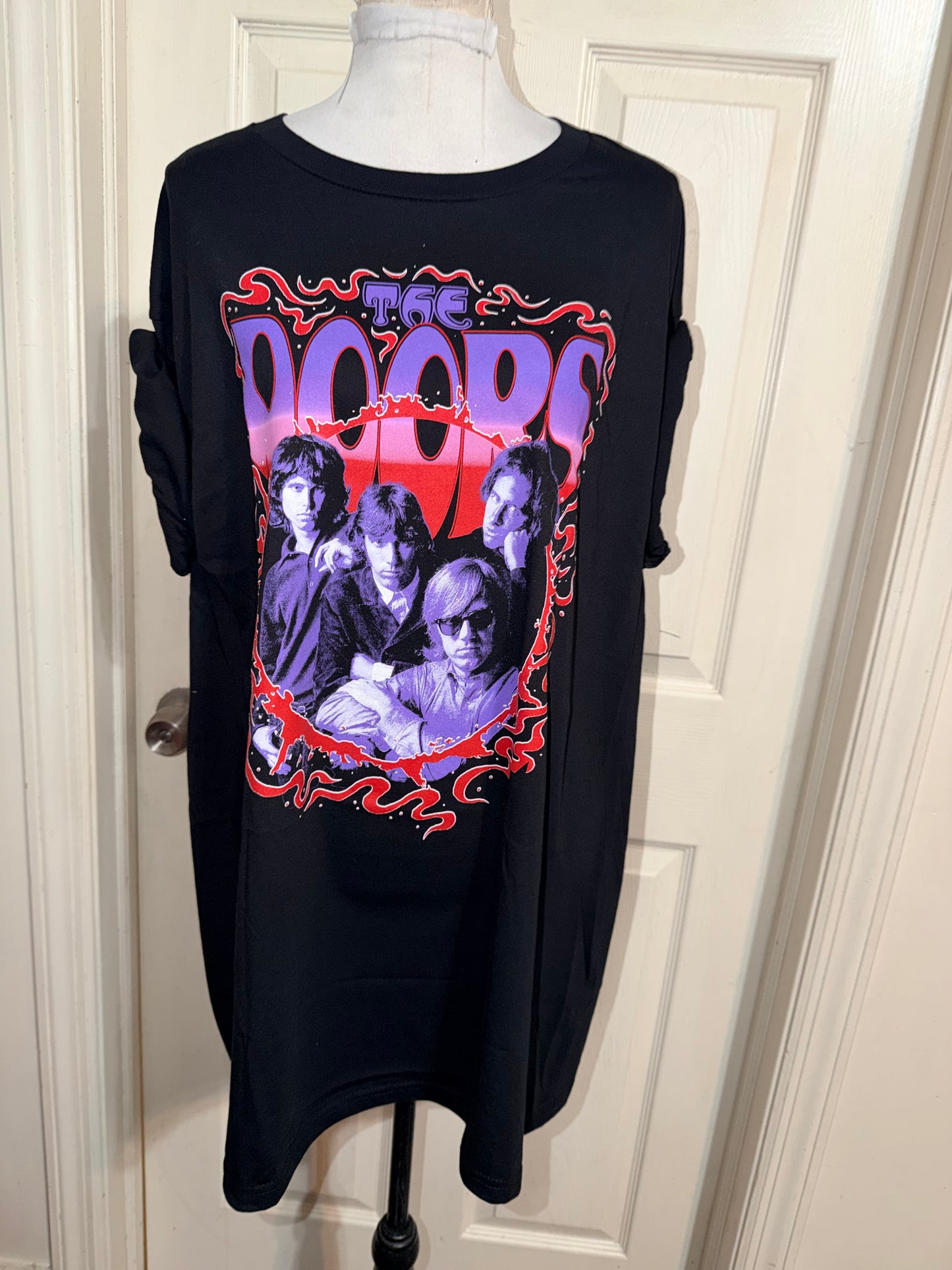 The Doors Double Sided Oversized Distressed Tee