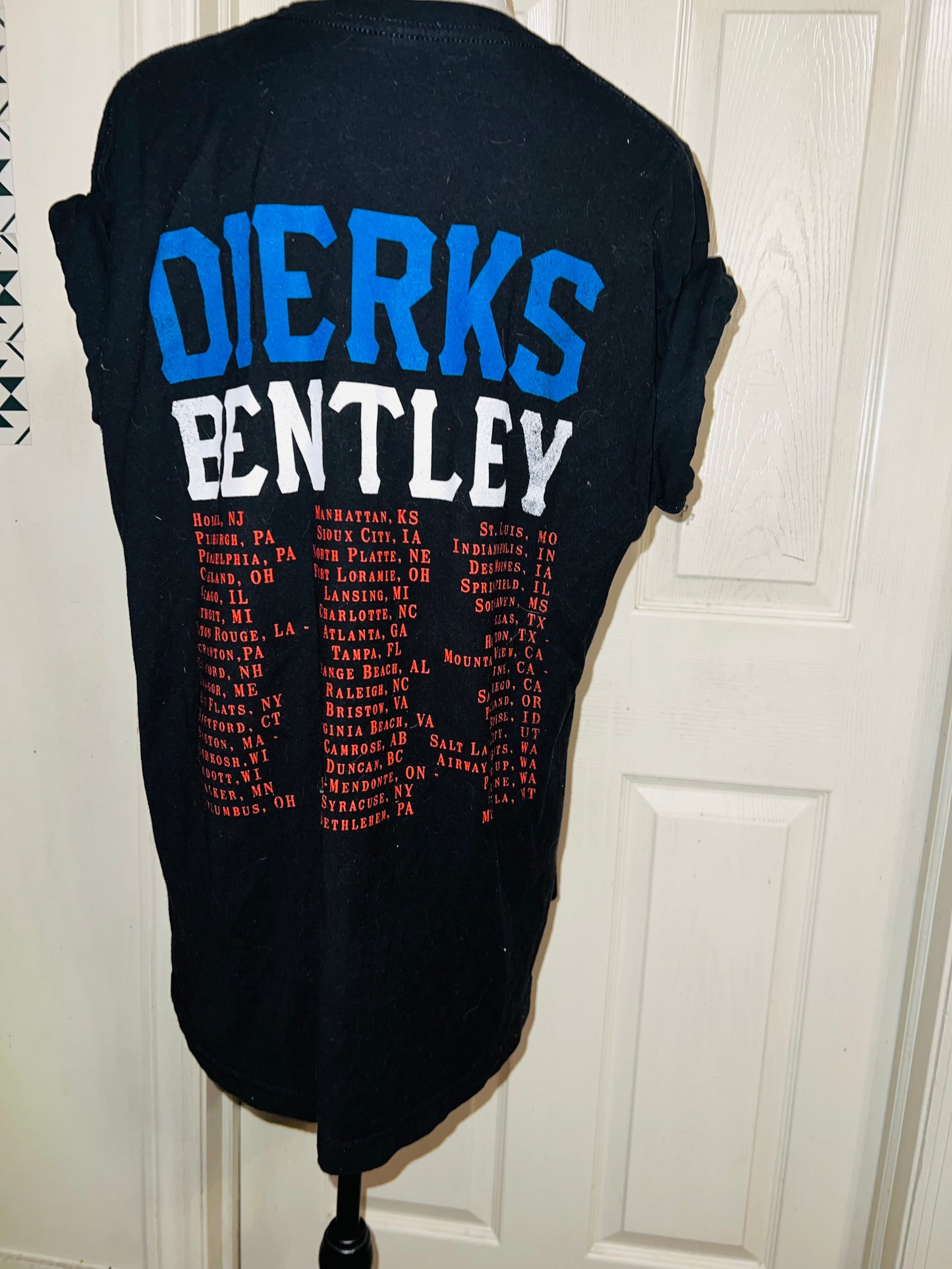 Dirks Bentley 2015 Double Sided Distressed Tee