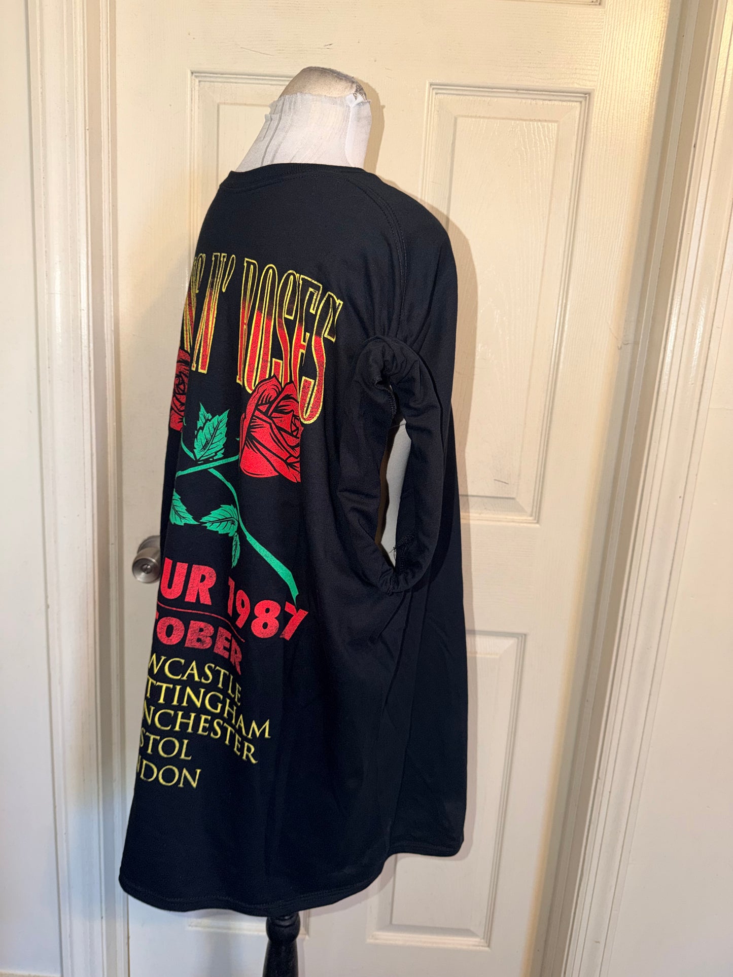 Guns N’ Roses Double Sided Oversized Distressed Tee