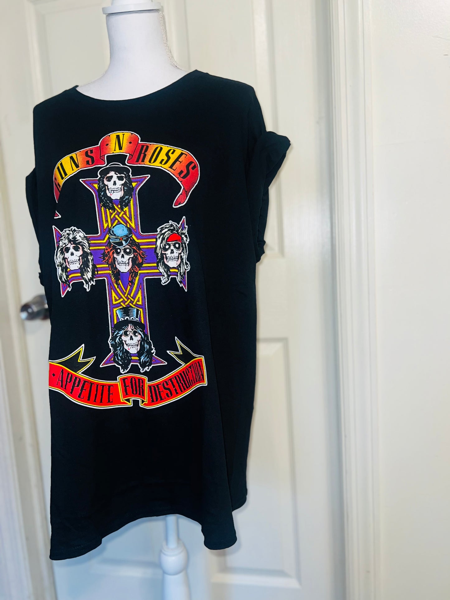 Guns N’ Roses Oversized Distressed Tee