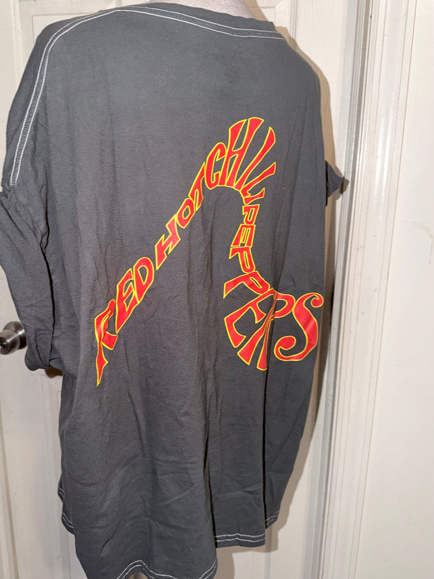 Red Hot Chili Peppers Oversized Distressed Tee