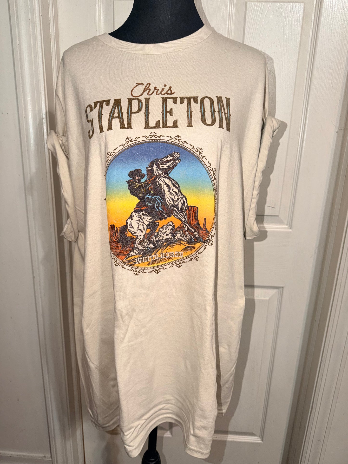 Chris Stapleton Oversized Distressed Tee
