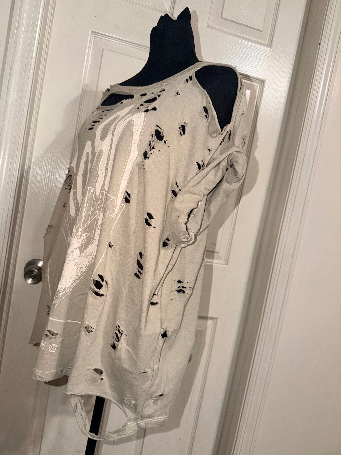 Korn Oversized Distressed Tee