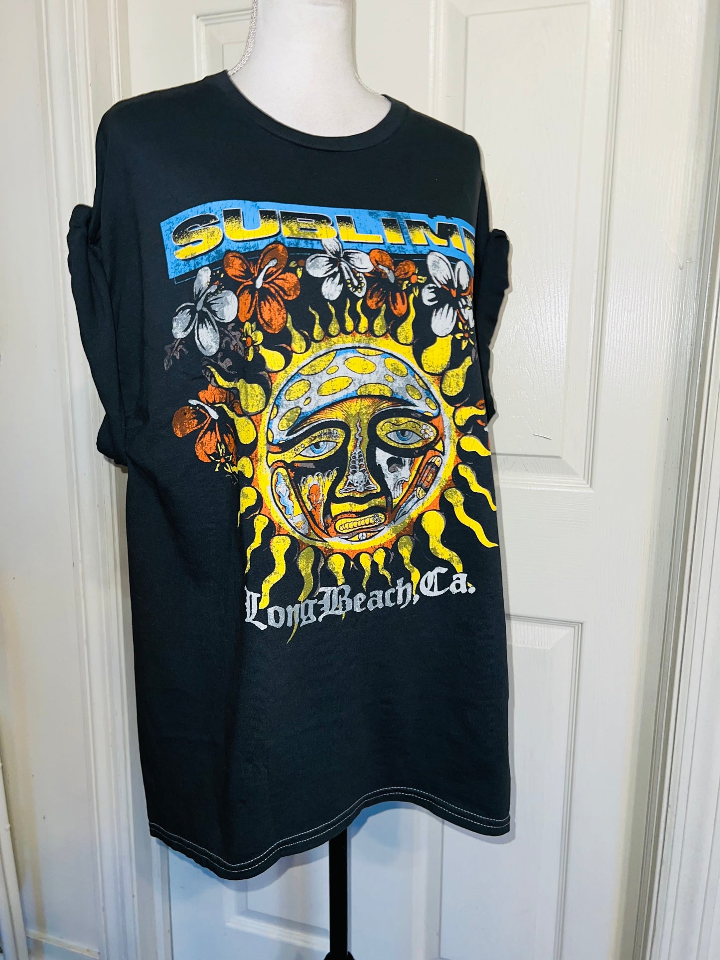 Sublime Double Sided Oversized Distressed Tee