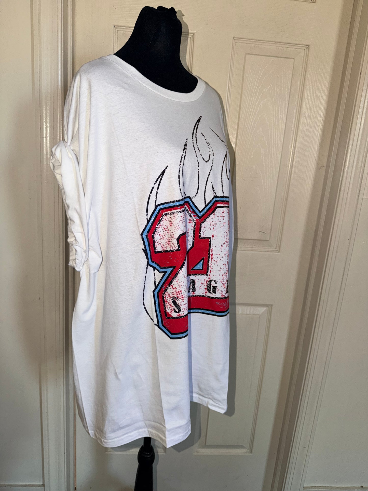 21 Savage Oversized Distressed Tee