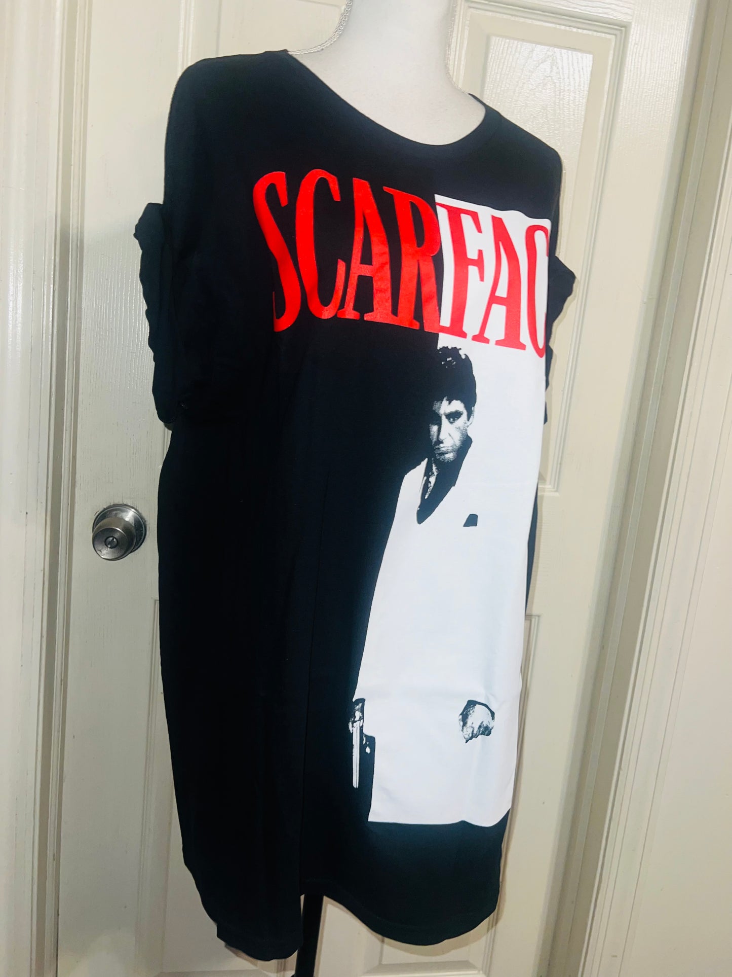 Scarface Oversized Distressed Tee