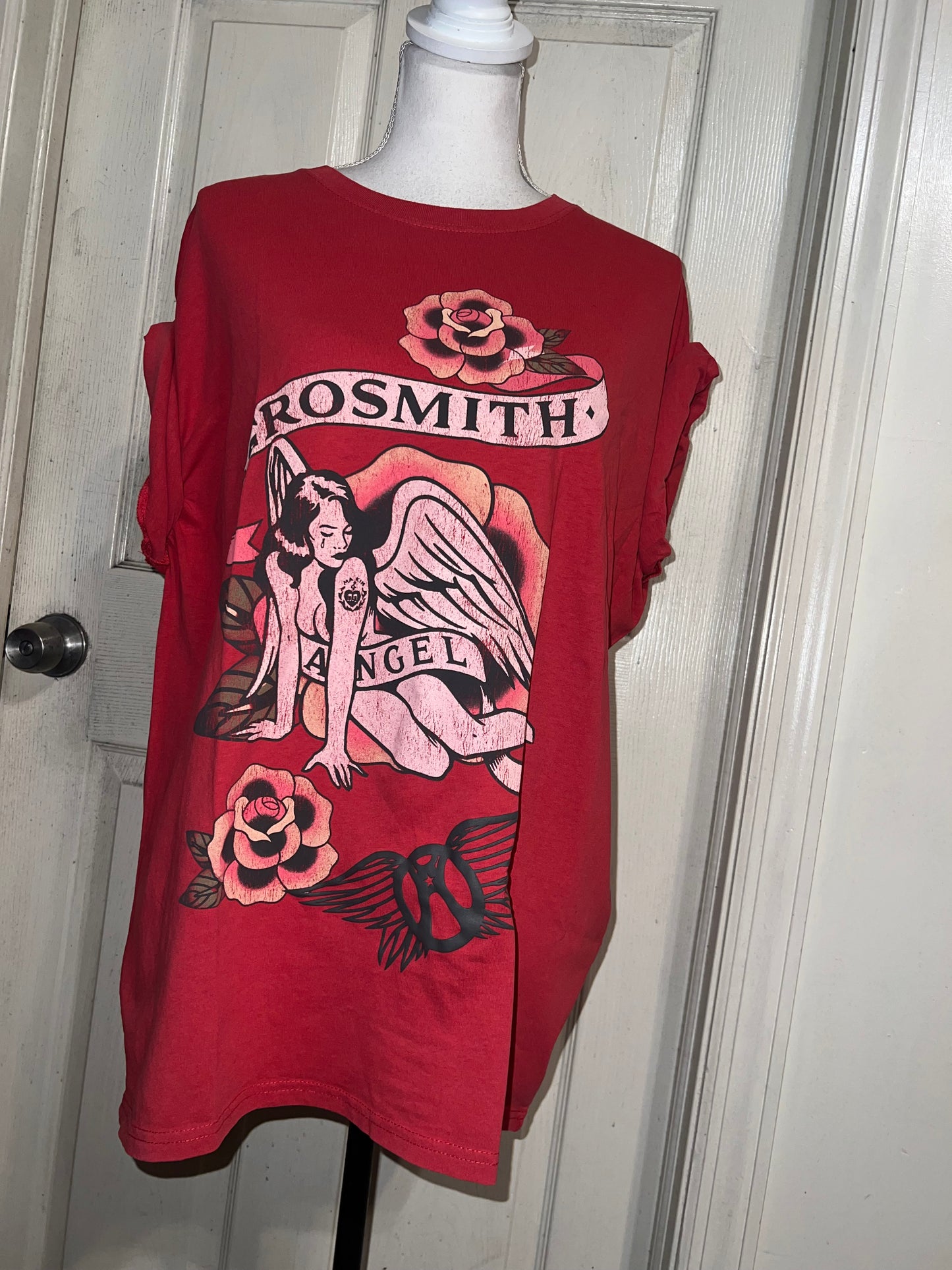 Aerosmith Oversized Distressed Tee