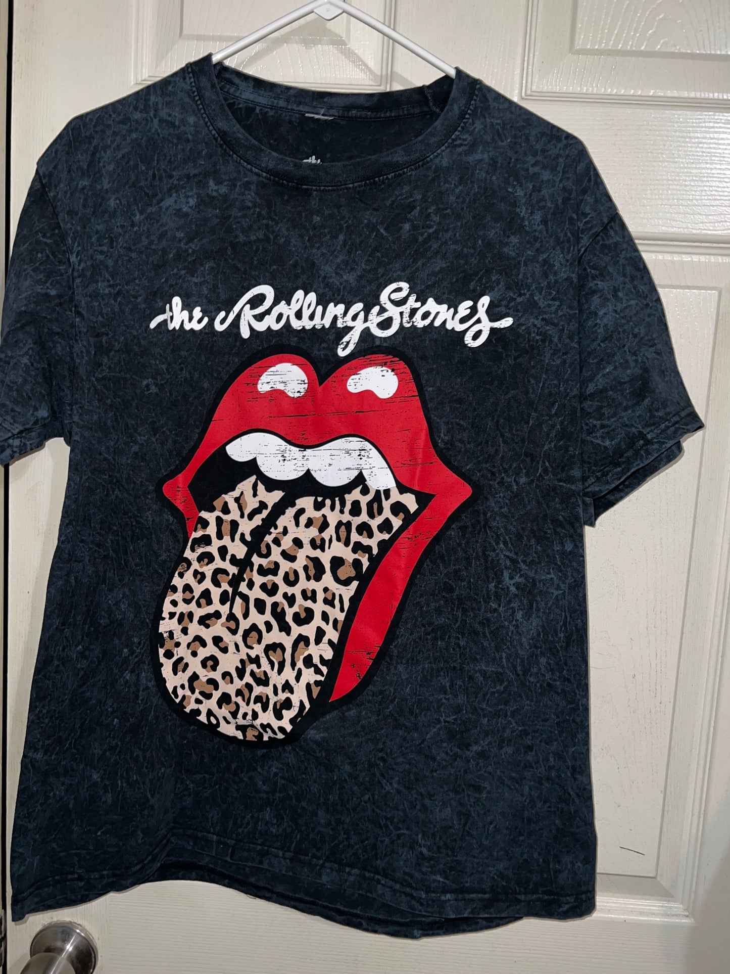 The Rolling Stones Cheetah Oversized Distressed Tee