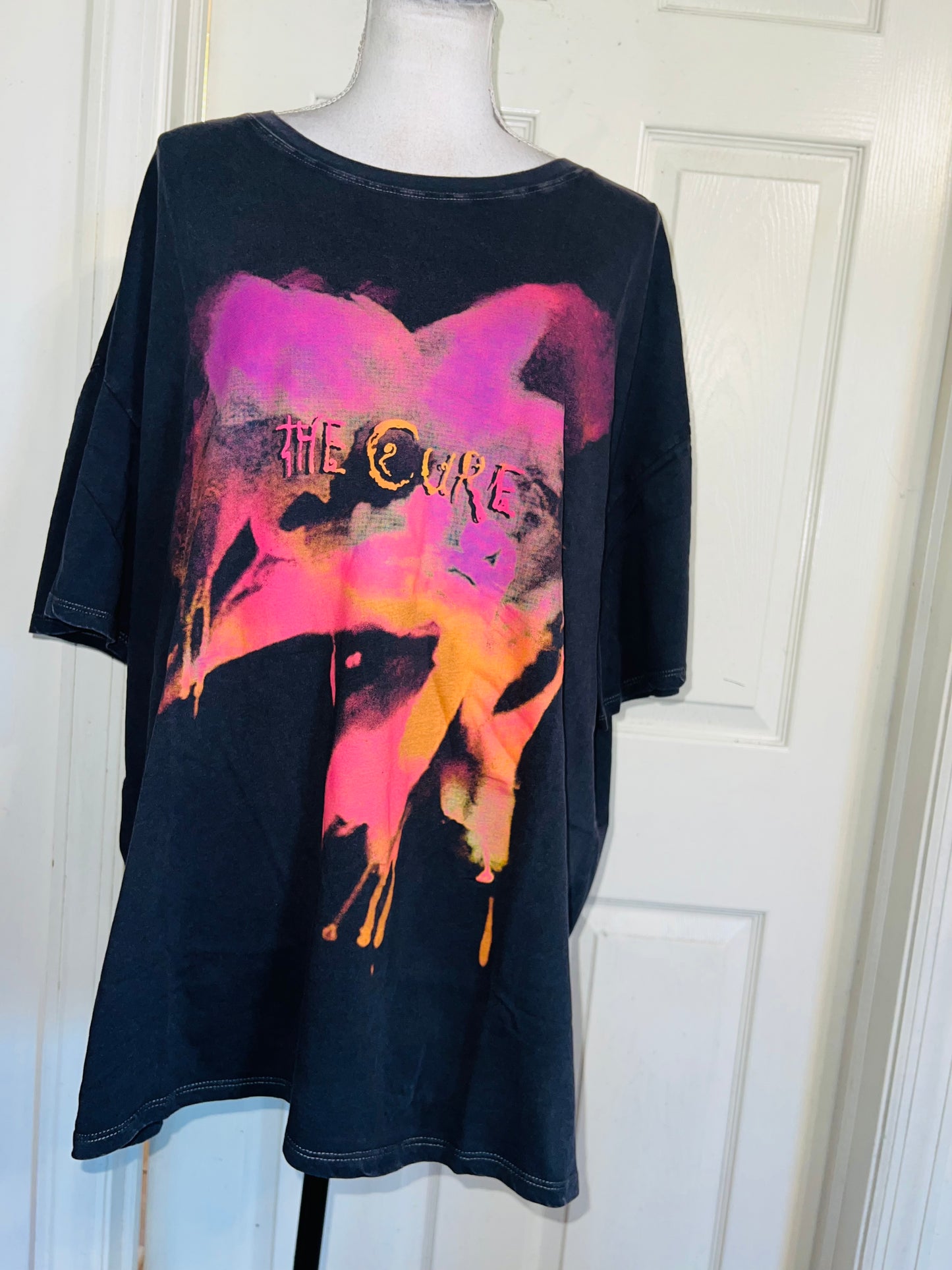 The Cure Oversized Distressed Tee
