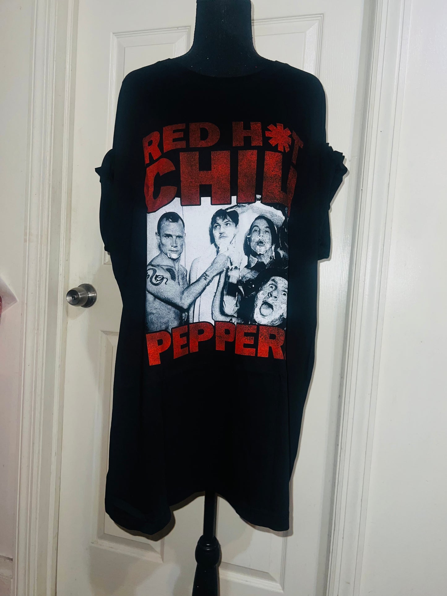 Red Hot Chili Peppers Oversized Distressed Tee