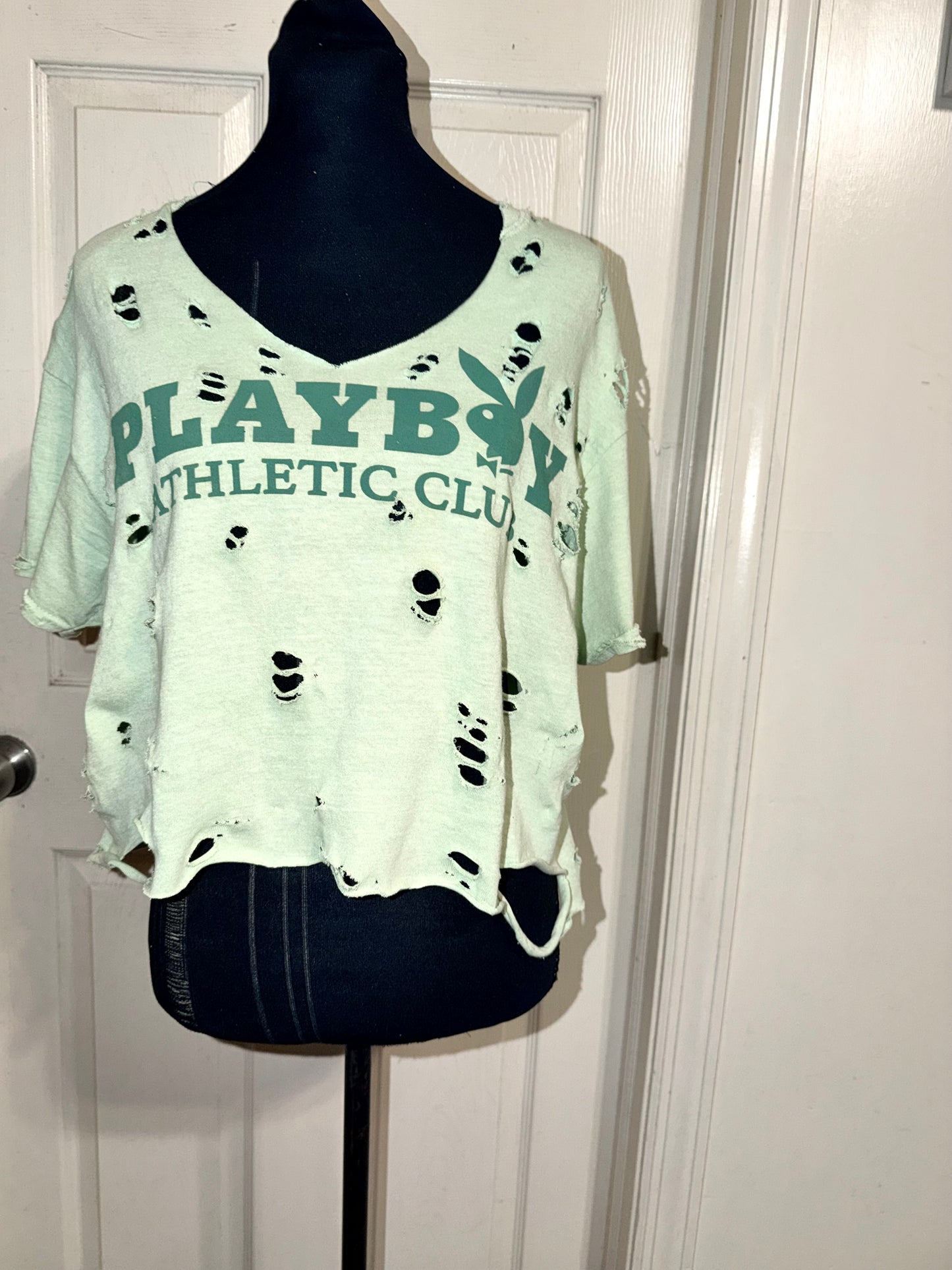 Playboy Oversized Cropped Tee