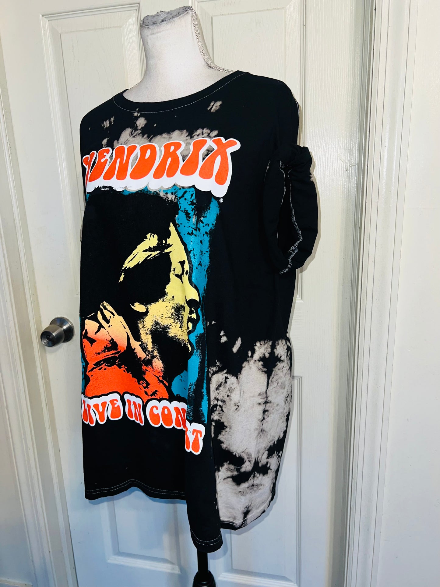Jimi Hendrix Oversized Distressed Tee