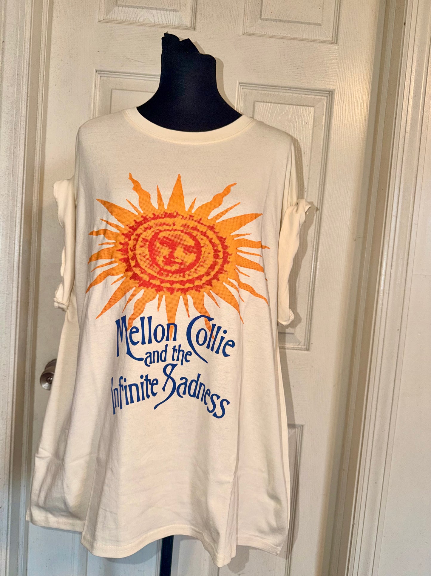 The Smashing Pumpkins Oversized Distressed Tee