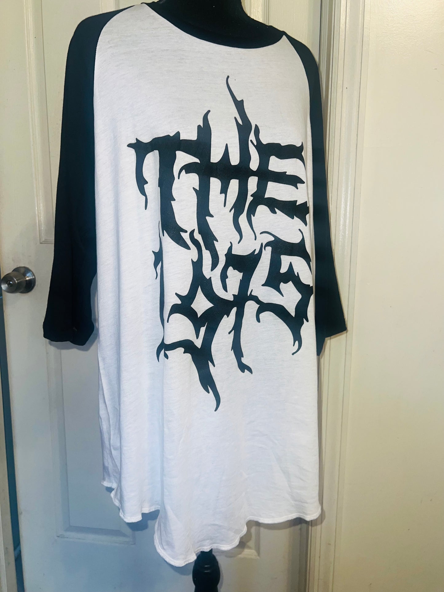 The 1975 Raglan Double Sided Oversized Tee (picture on back)