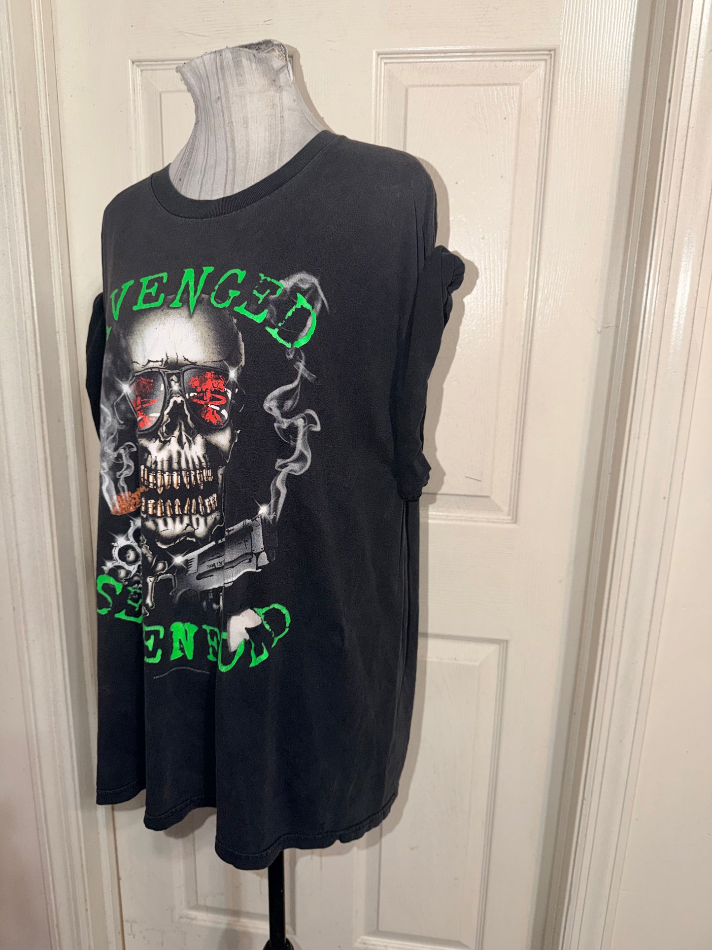 Avenged Sevenfold Vintage Oversized Distressed Tee