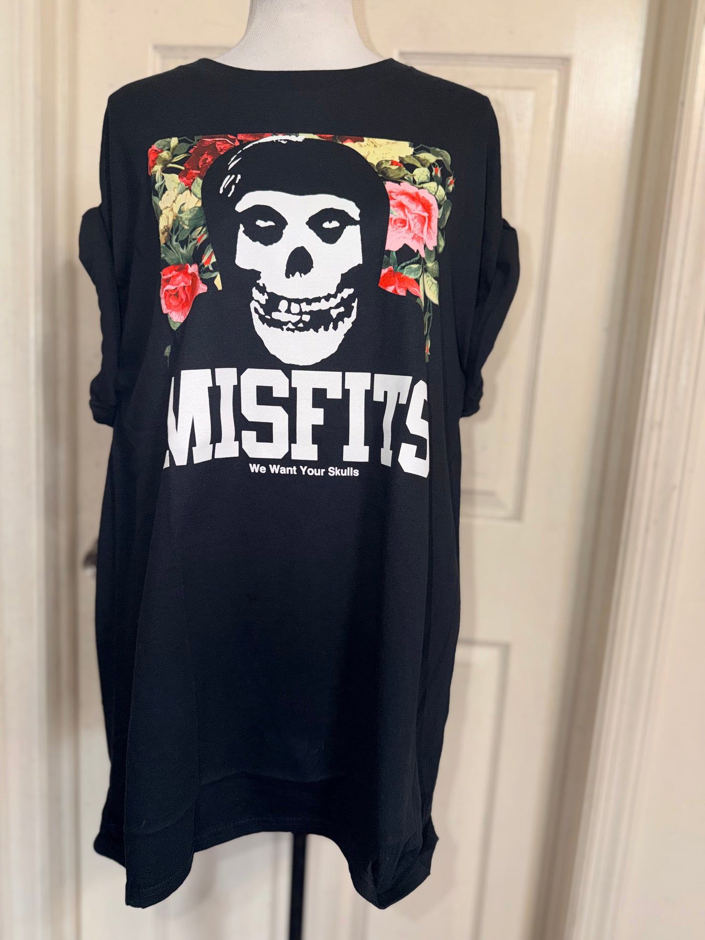The Misfits Oversized Distressed Tee