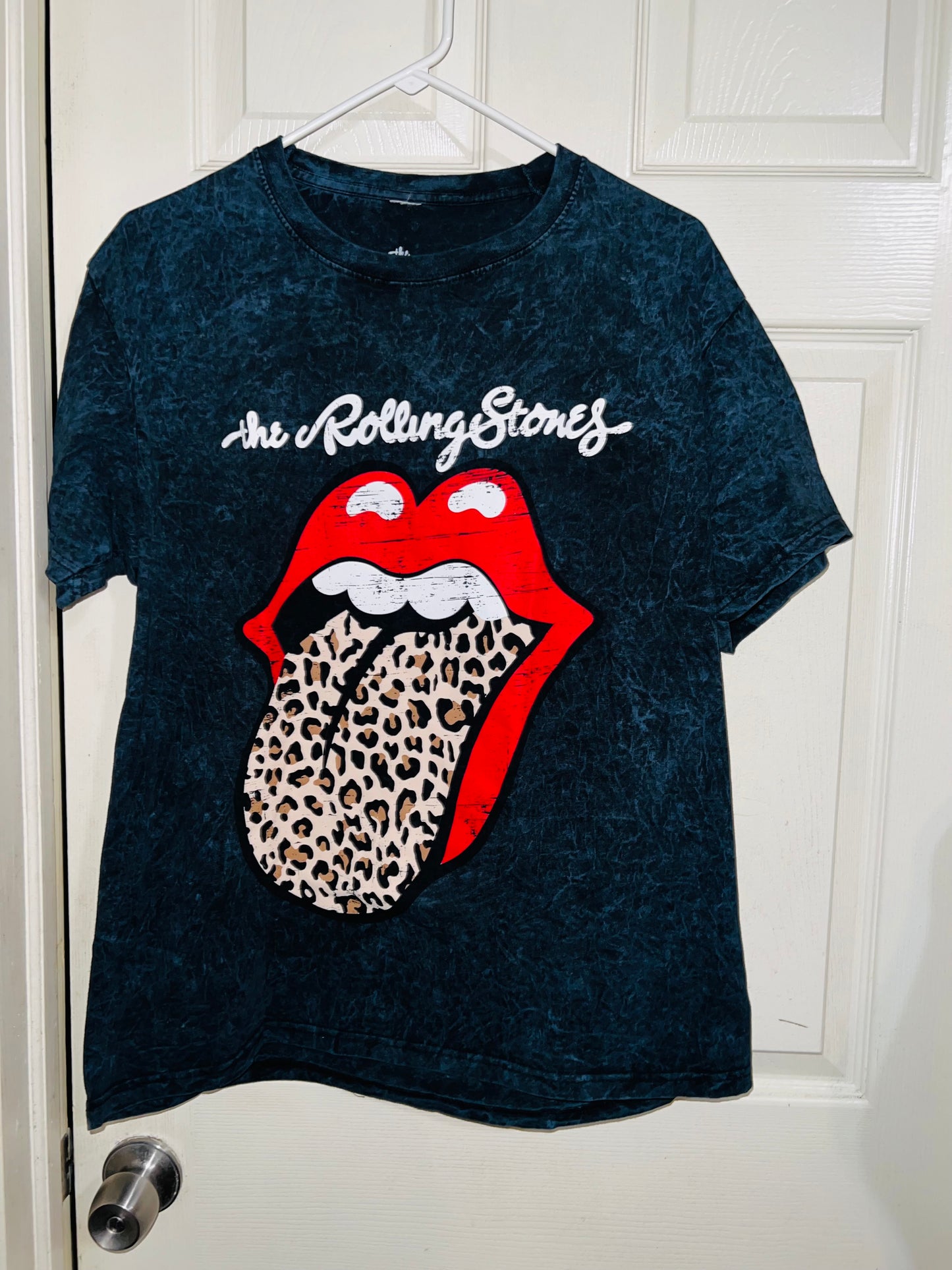 The Rolling Stones Cheetah Oversized Distressed Tee