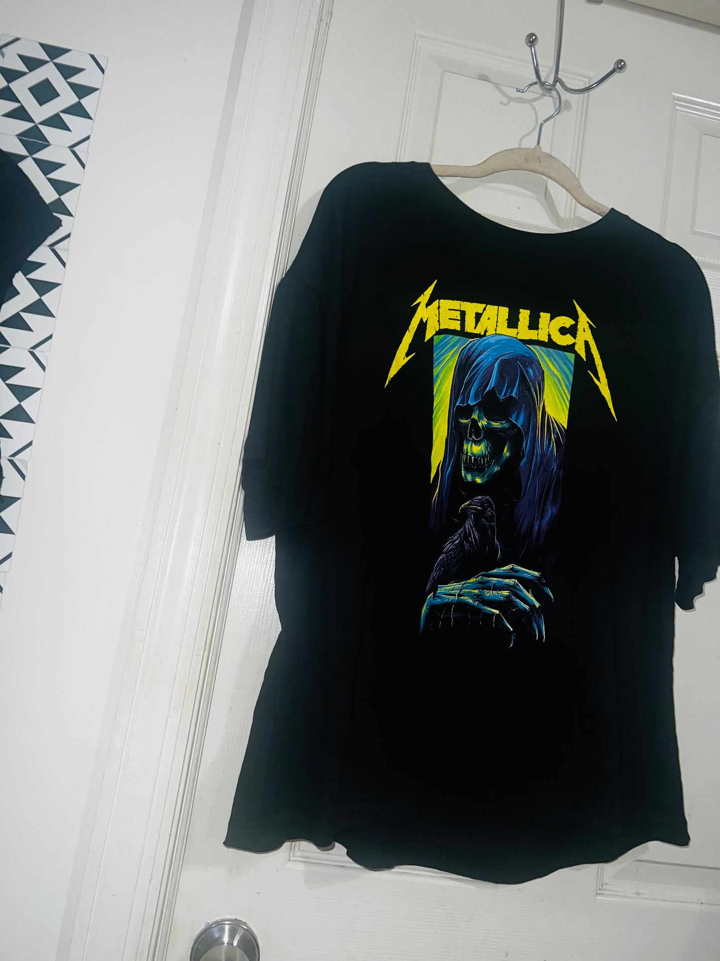 Metallica Oversized Distressed Tee