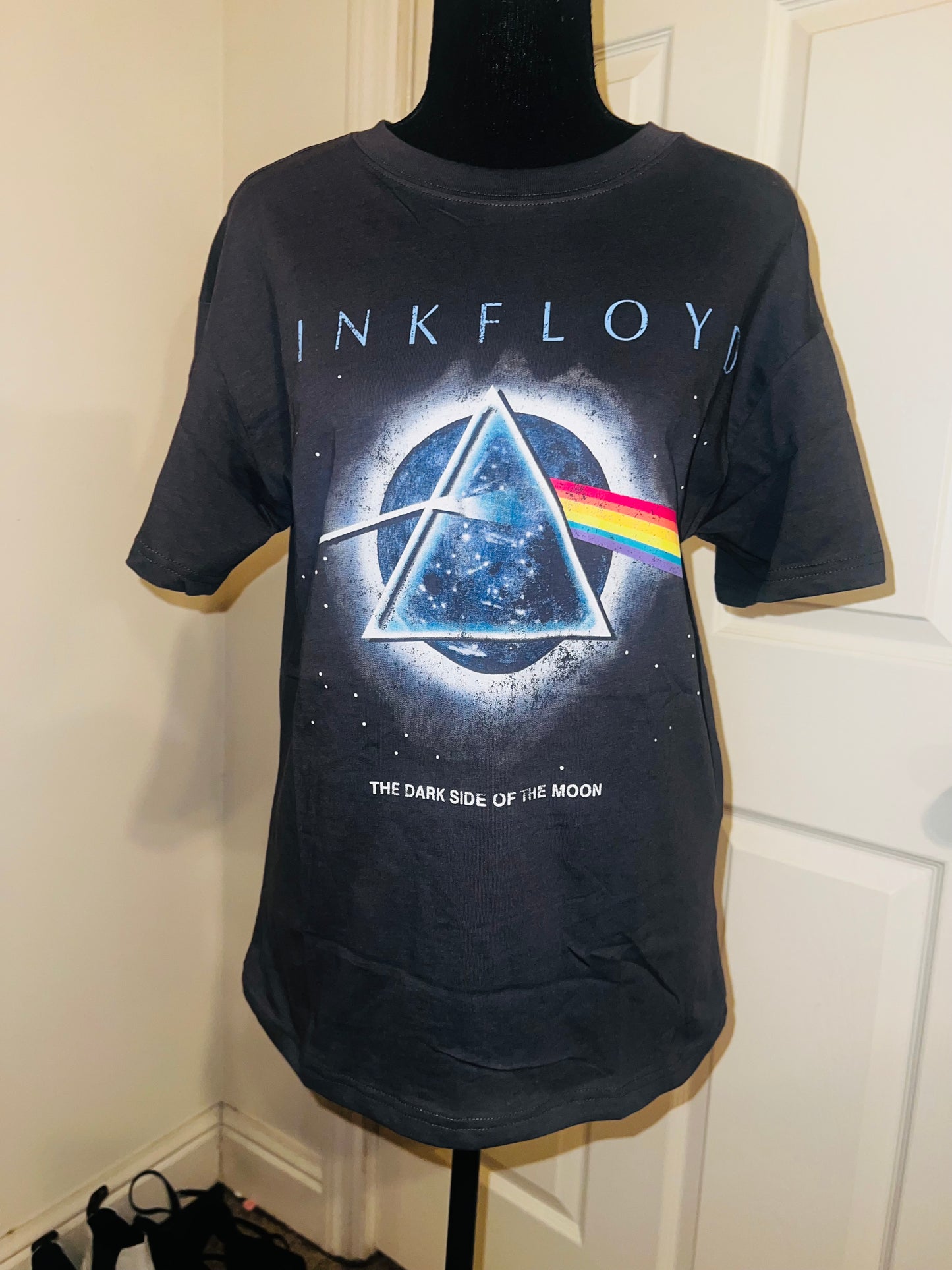 Pink Floyd 73 Tour Double Sided Oversized Distressed Tee