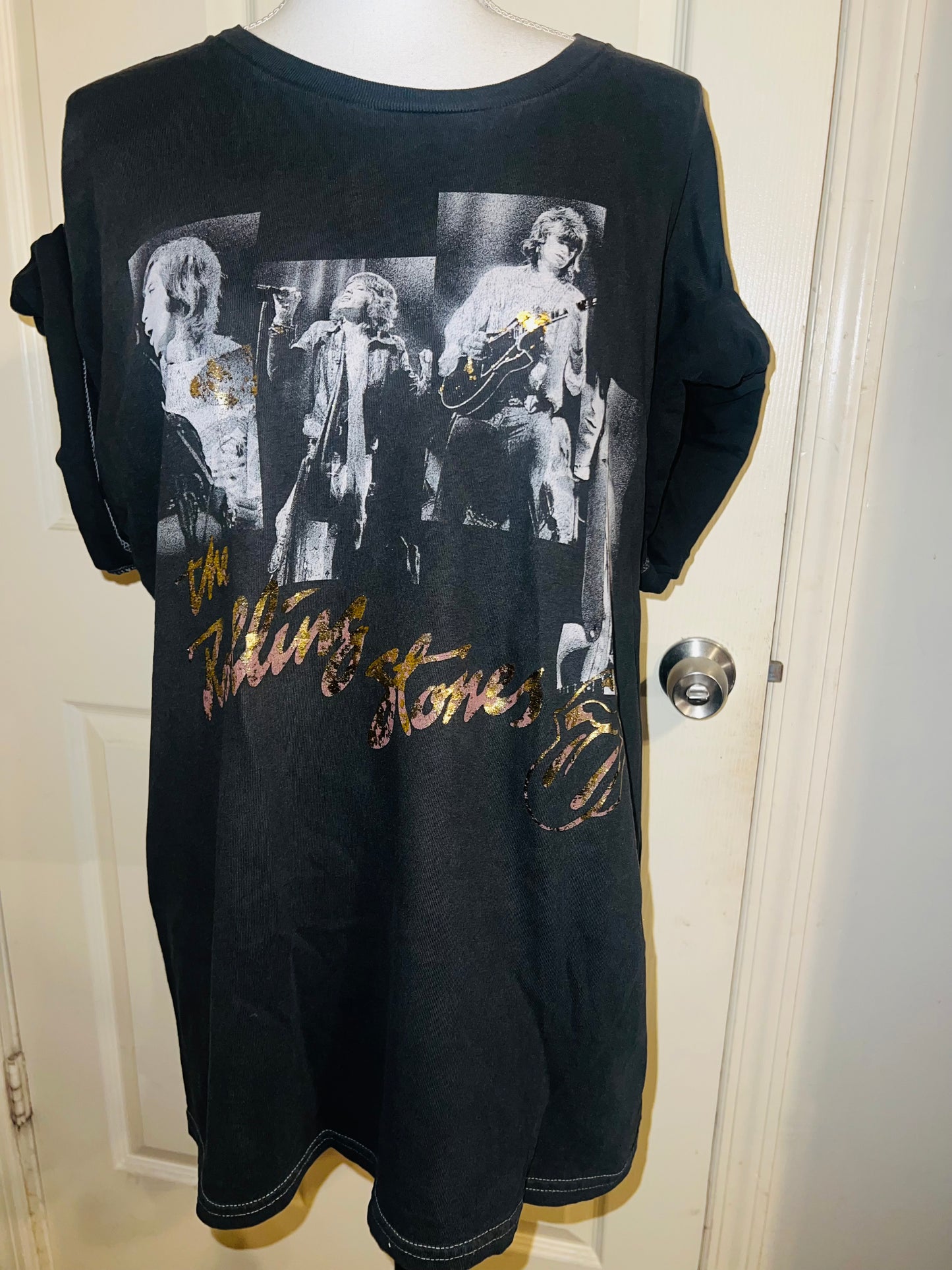 The Rolling Stones Oversized Distressed Tee