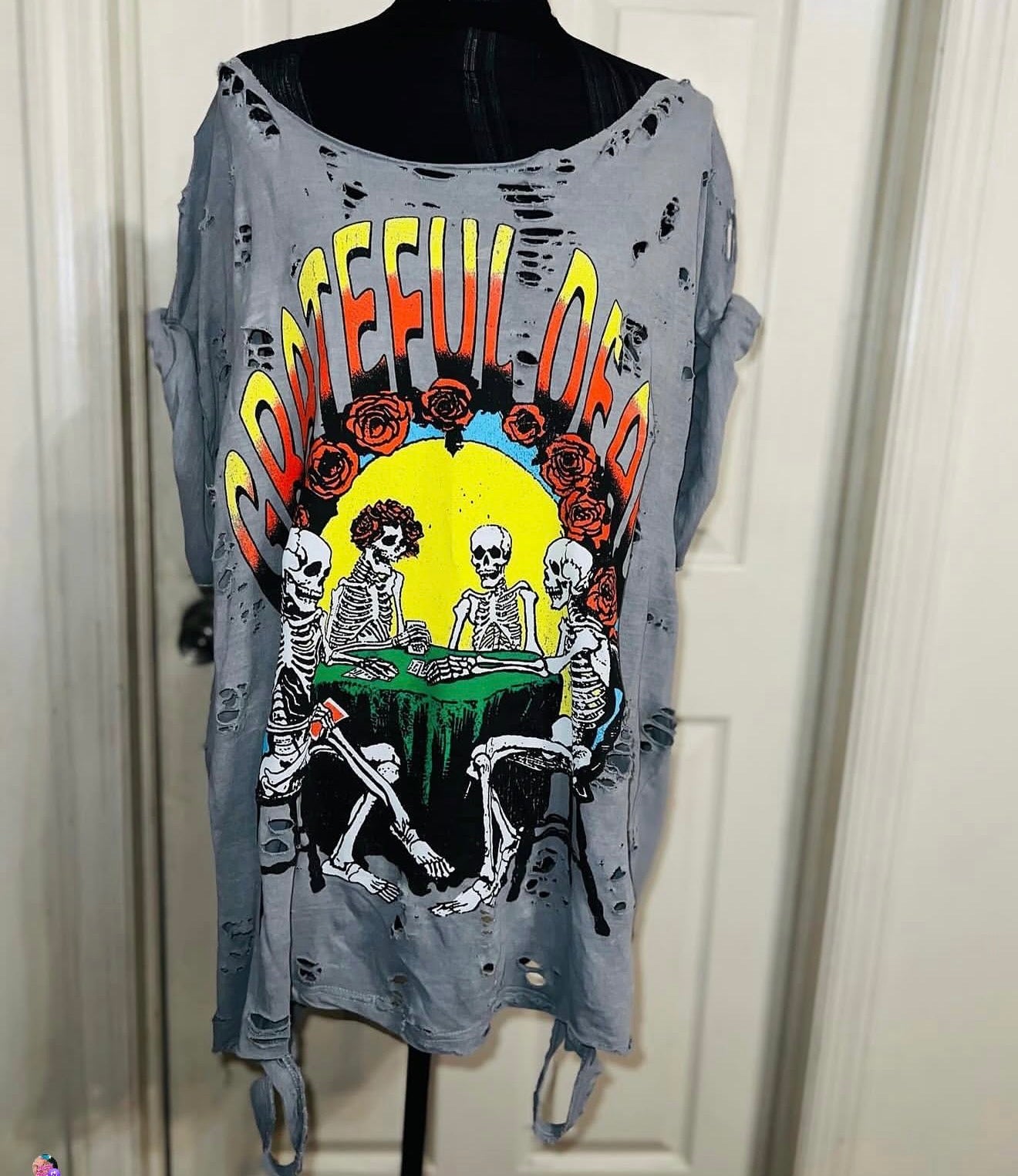 Grateful Dead Oversized Distressed Tee