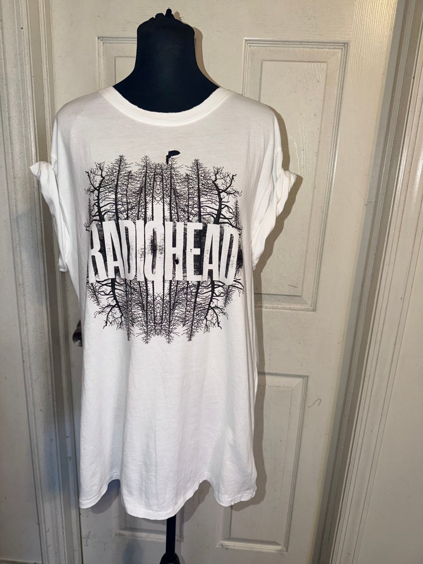 Radiohead Oversized Distressed Tee