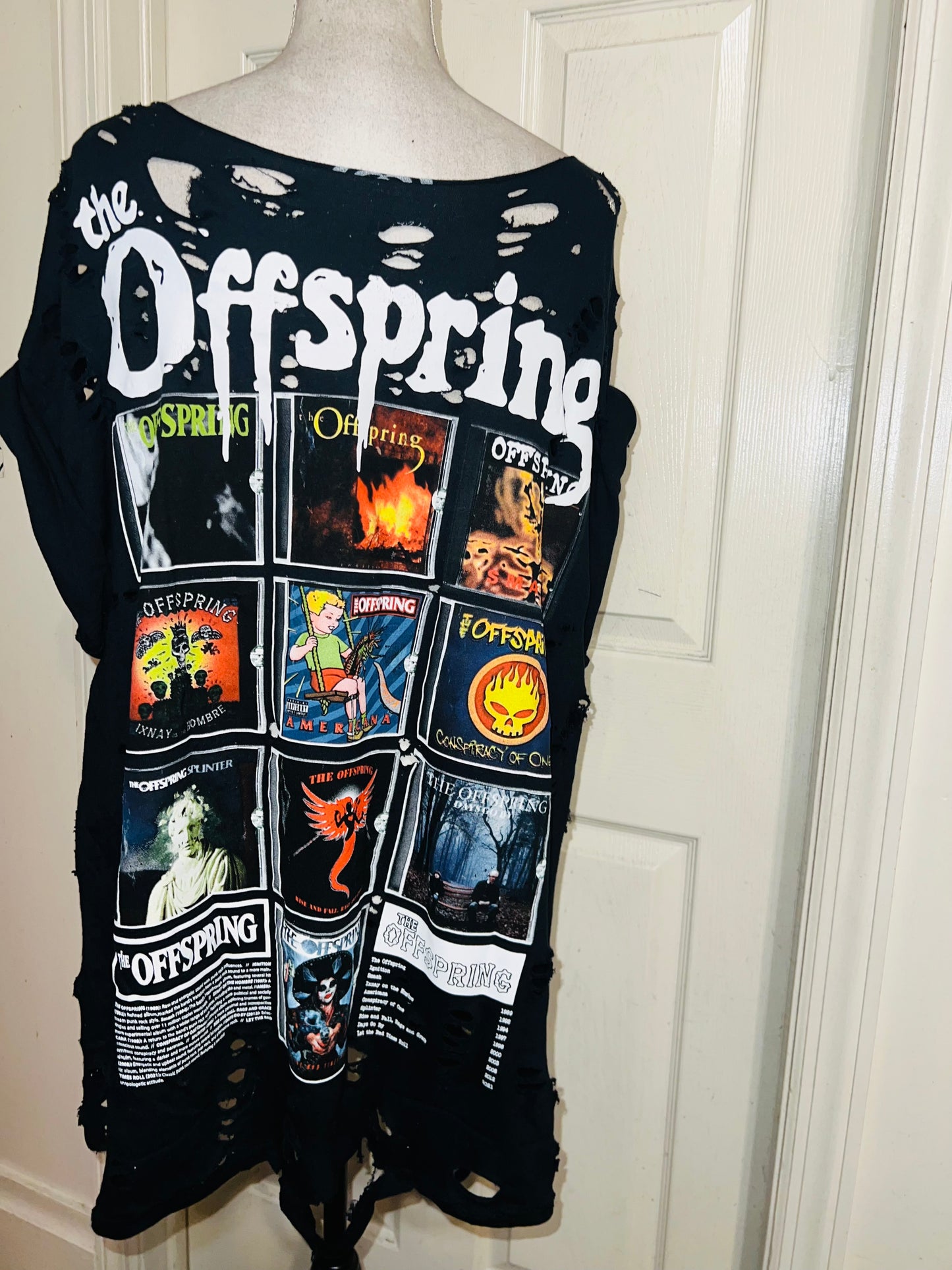 The Offspring Double Sided Oversized Distressed Tee