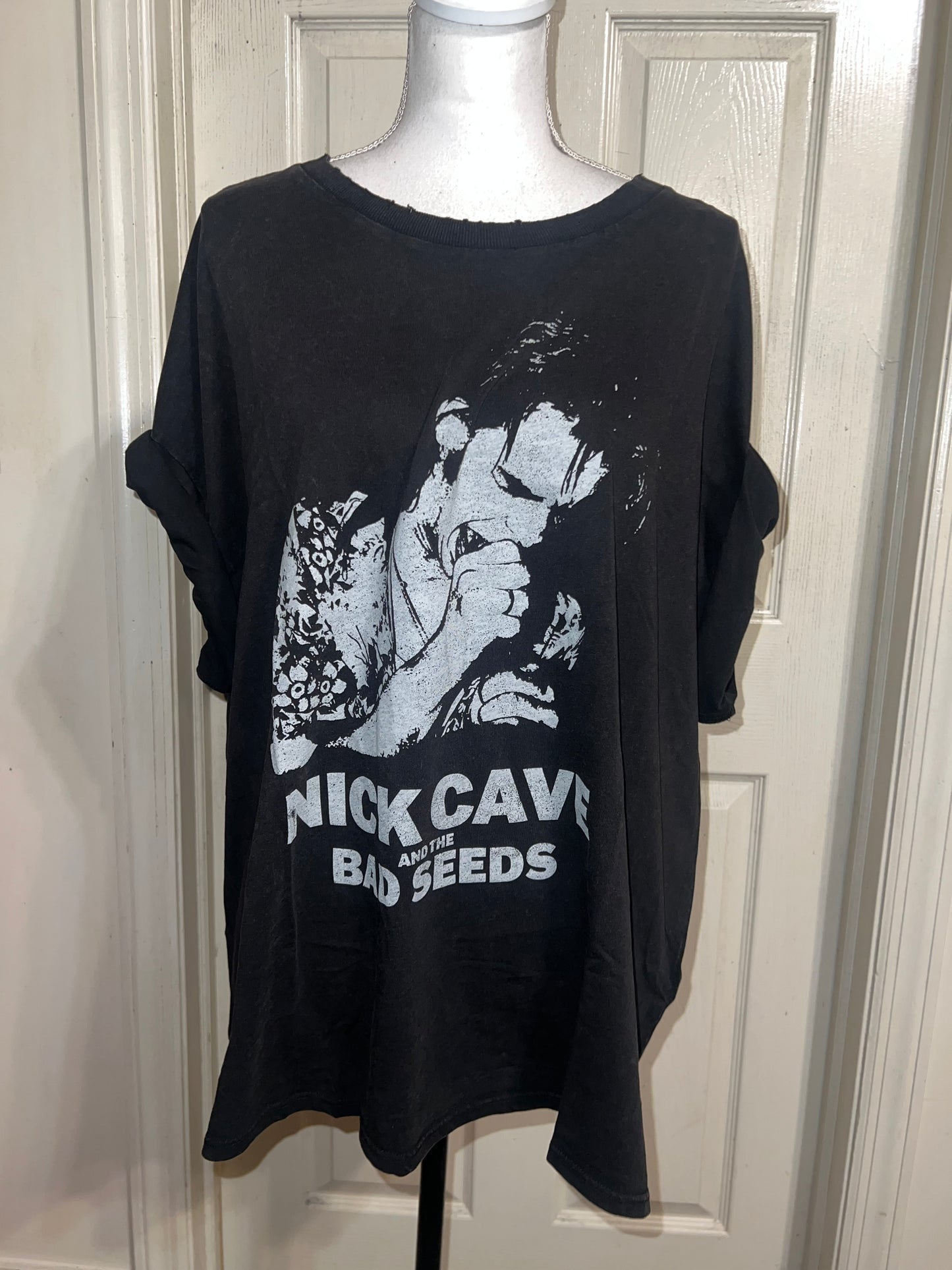 Nick Cave & The Bad Seeds Oversized Distressed Tee