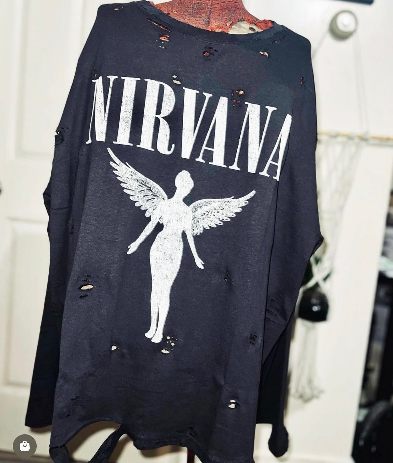 Nirvana Long Sleeve Oversized Shirt