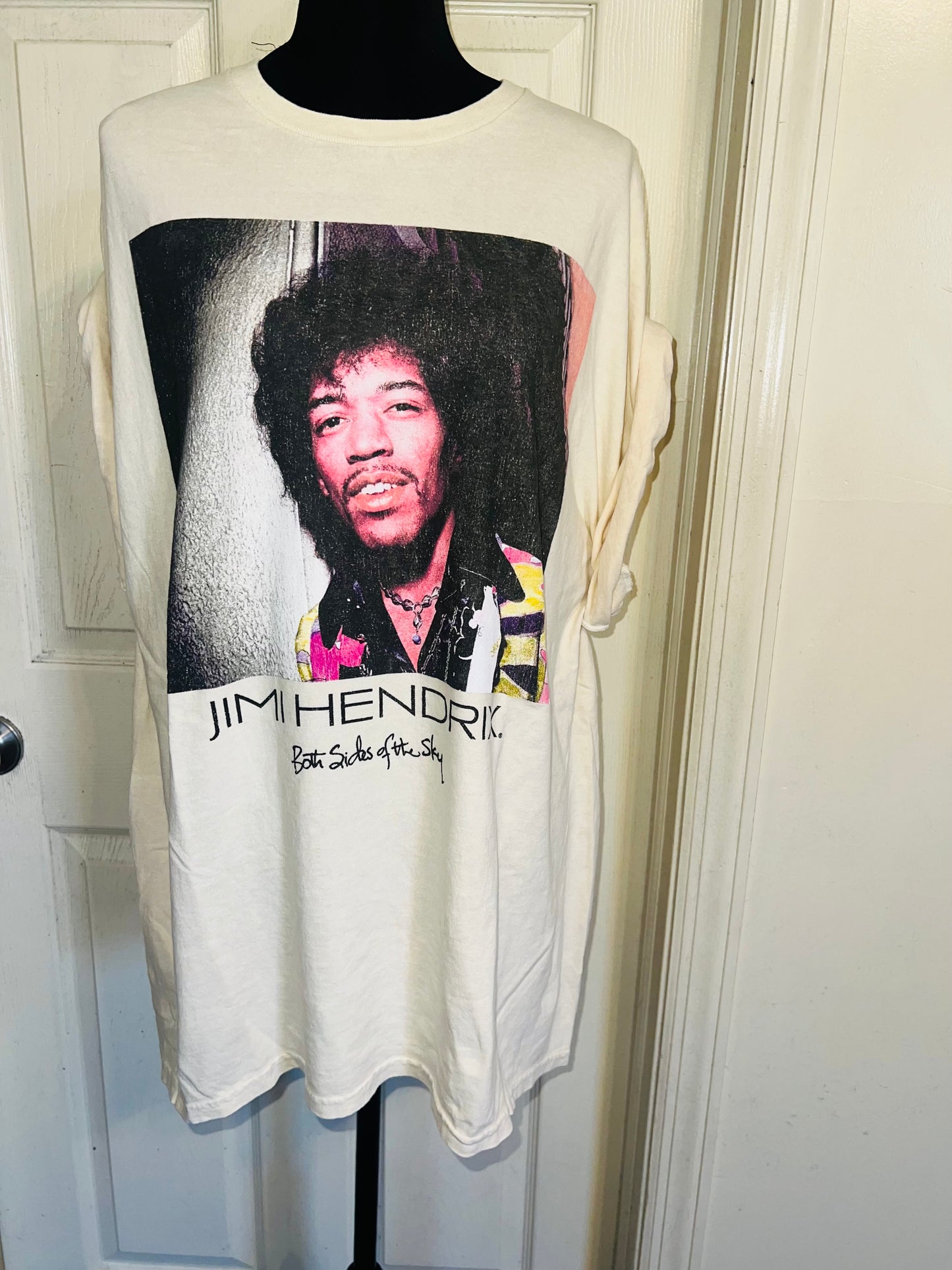 Jimi Hendrix Oversized Distressed Tee