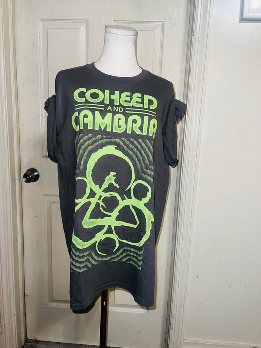 Coheed & Cambria Oversized Distressed Tee