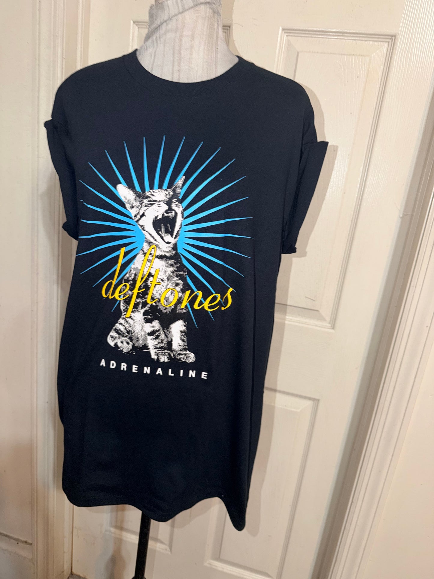 Deftones Oversized Distressed Tee