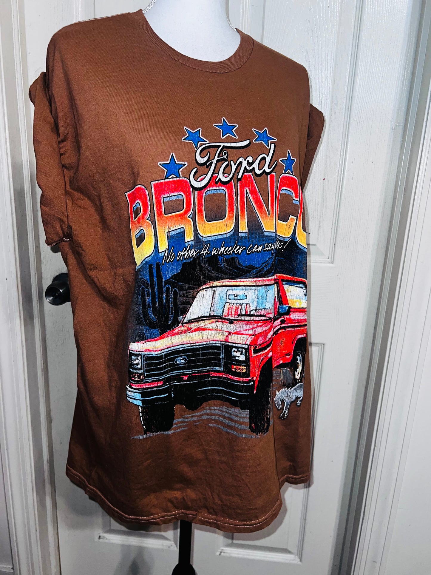 Ford Bronco Double Sided Oversized Distressed Tee