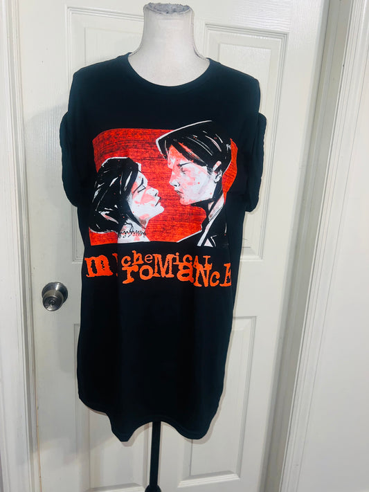 My Chemical Romance Oversized Distressed Tee