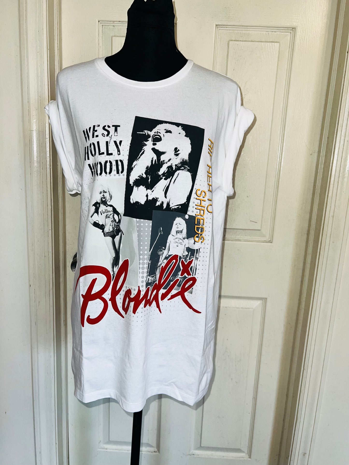 Blondie Oversized Distressed Tee